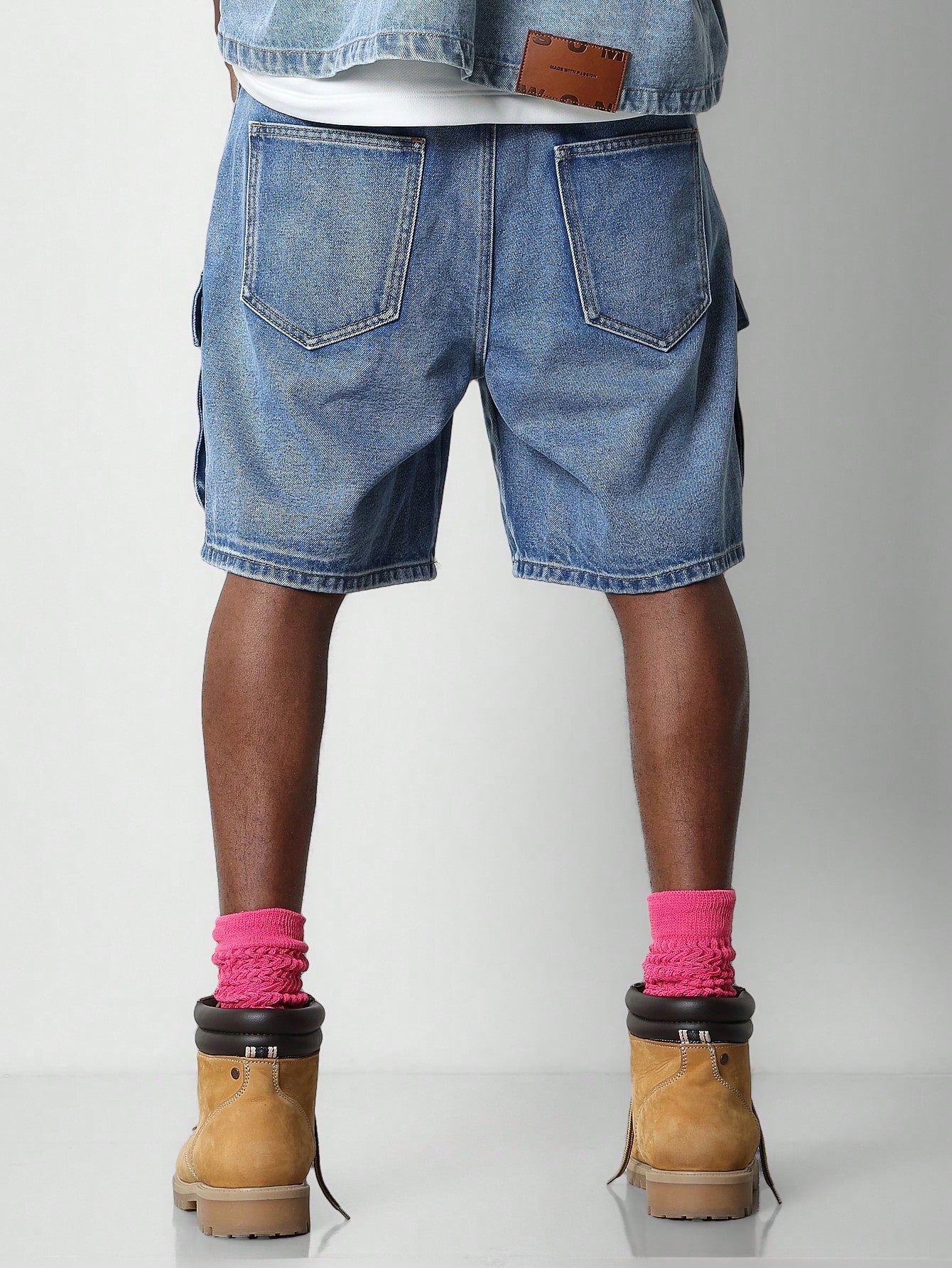 Denim Cargo Short