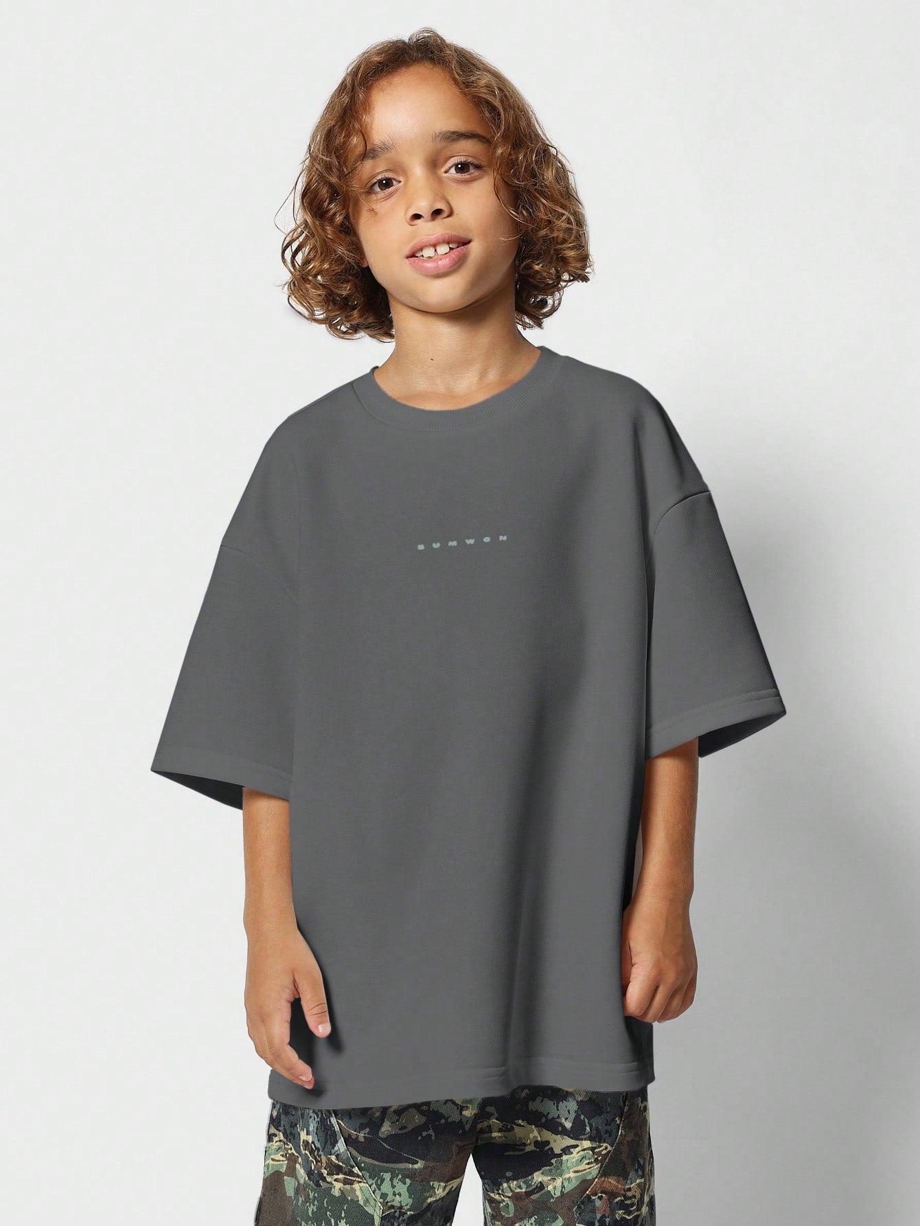 Tween Boys Heavyweight Oversized Fit Essential Tee