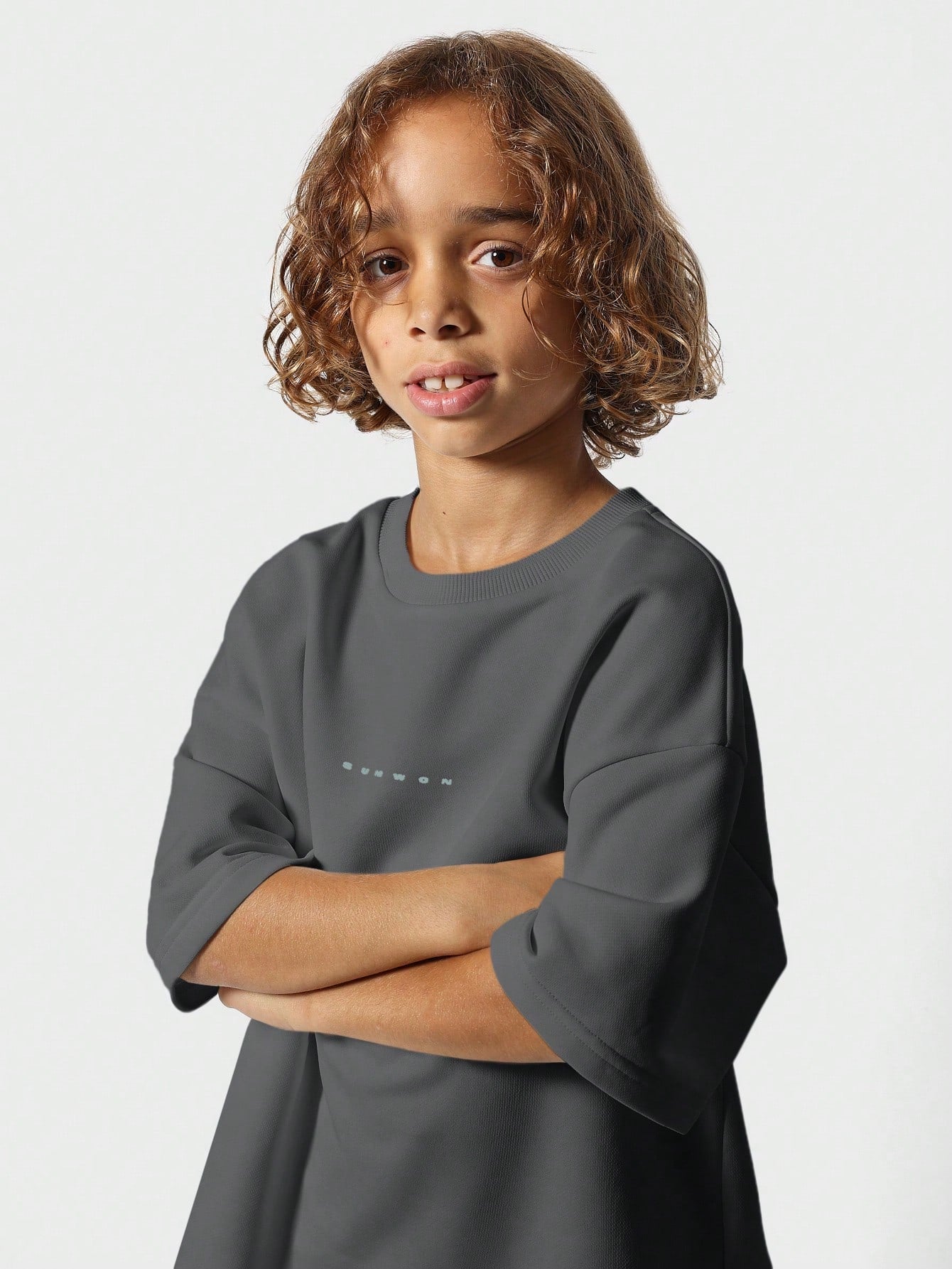 Tween Boys Heavyweight Oversized Fit Essential Tee