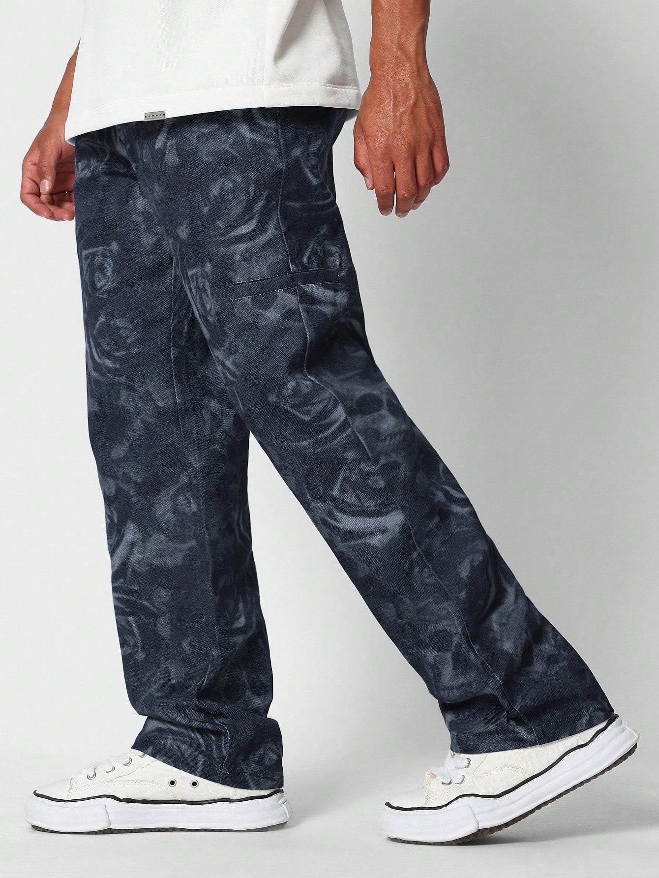 Loose Fit All Over Printed Trouser