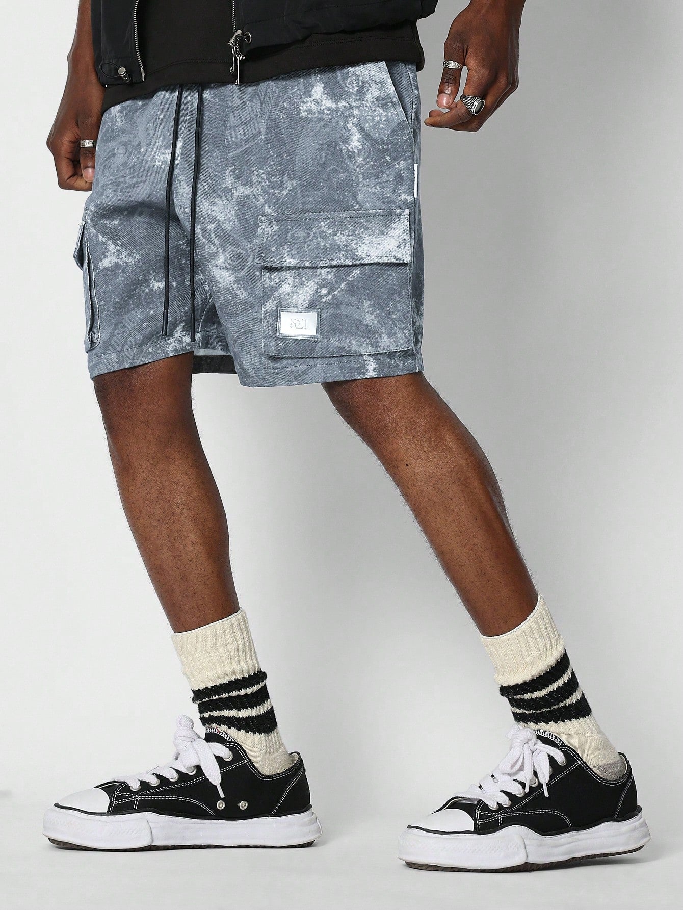 Cargo Short With All Over Print