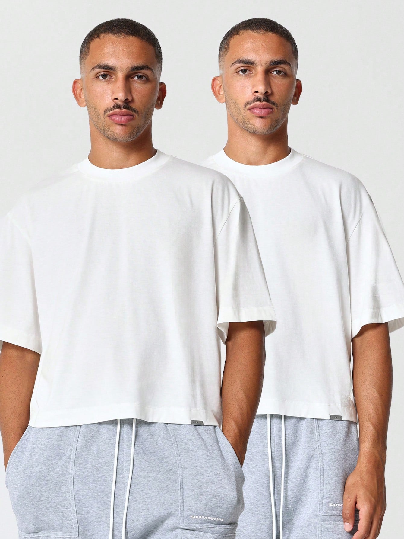 Crop Fit Essential Tee 2 Pack