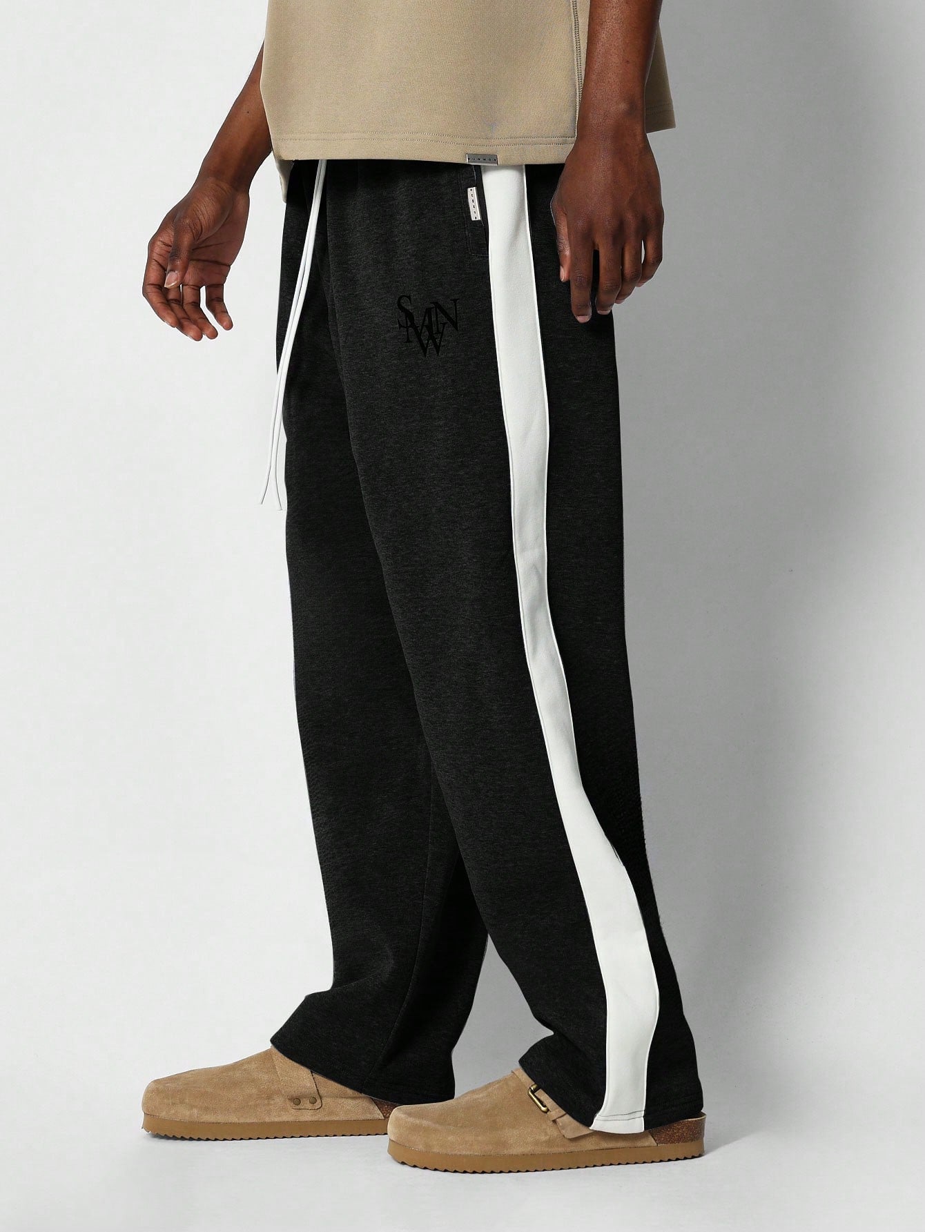 Drop Crotch Jogger With Side Panel