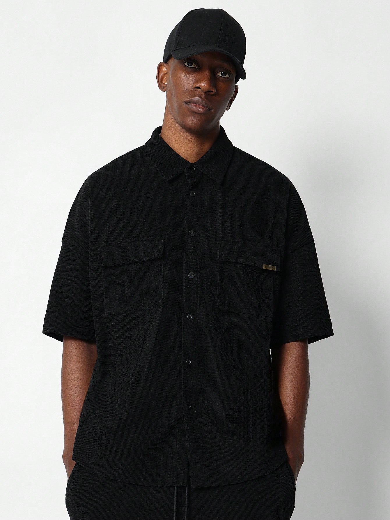 Relaxed Fit Utility Shirt And Trouser 2 Piece Set