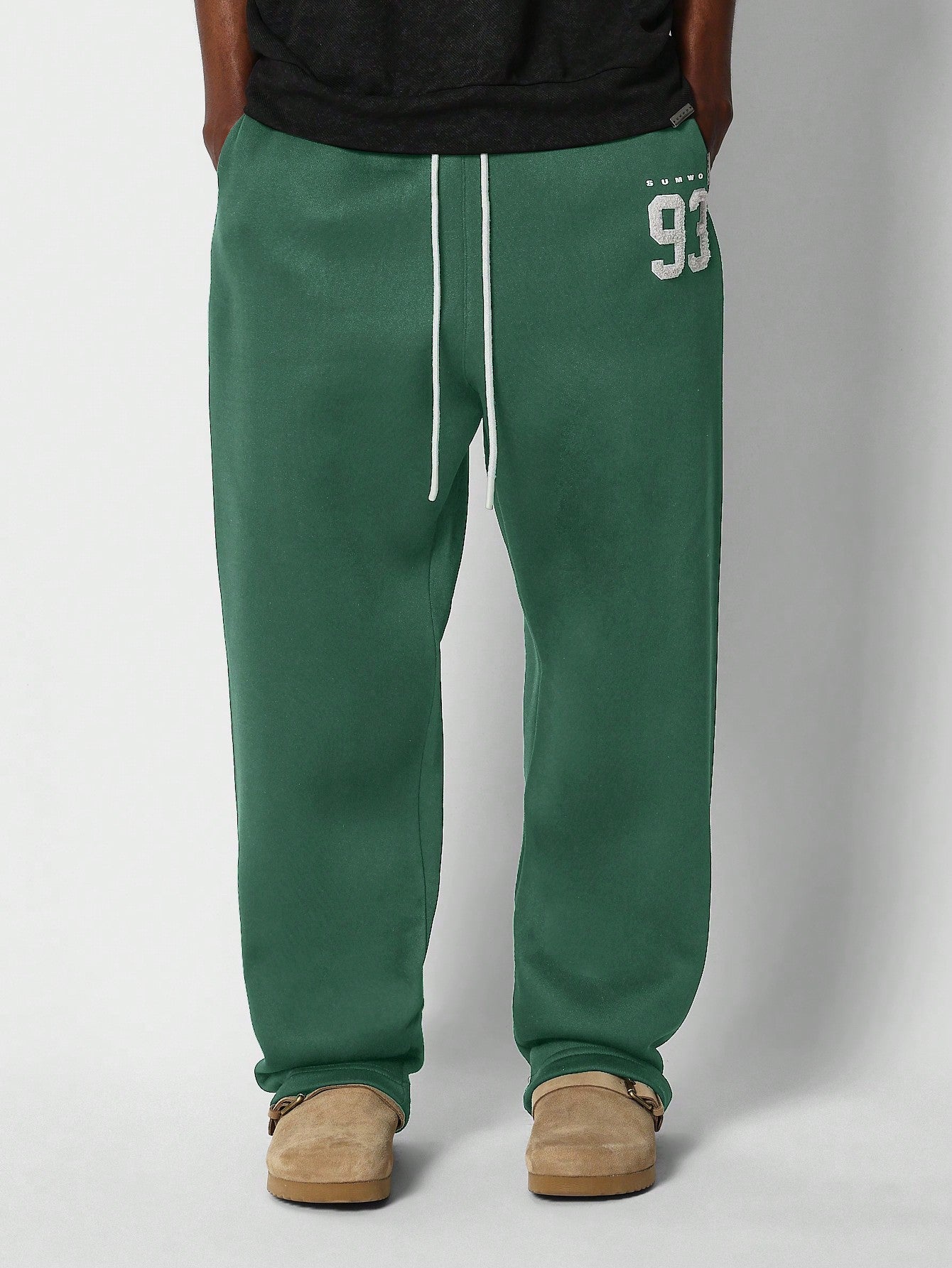 Drop Crotch Jogger With Front Applique