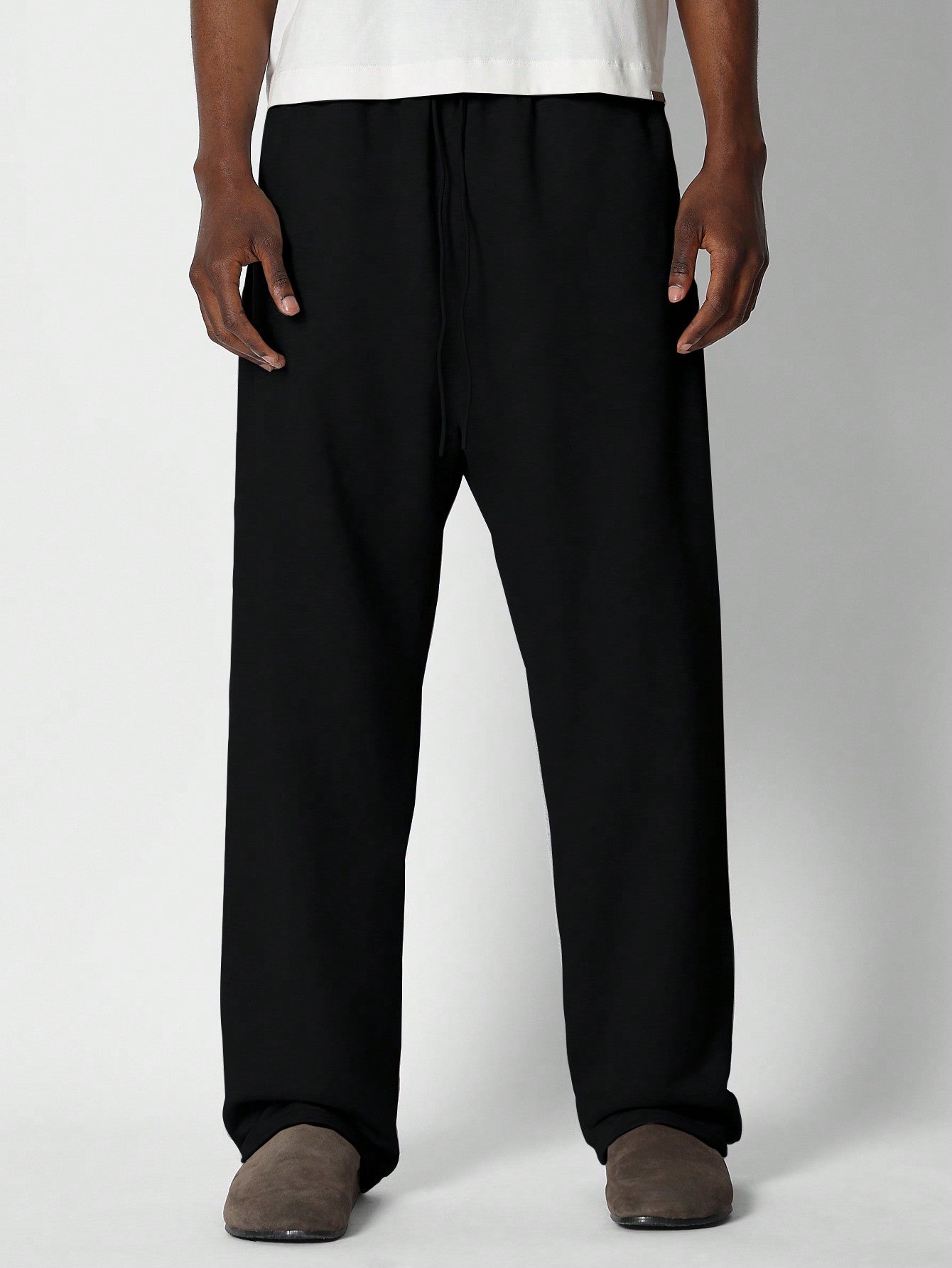 Drop Crotch Loop Back Essential Jogger