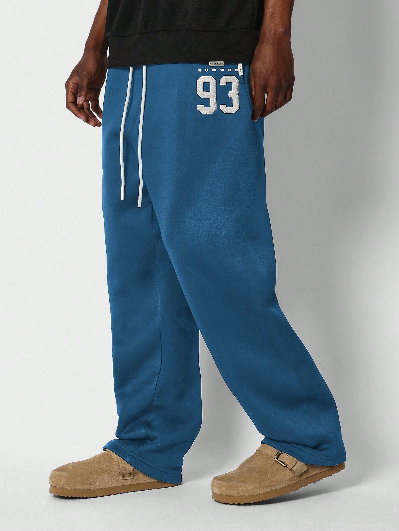 Drop Crotch Jogger With Front Applique