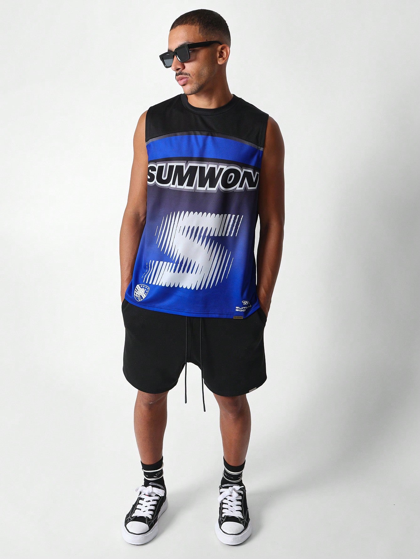 Sleeveless Tank With Front Graphic Print