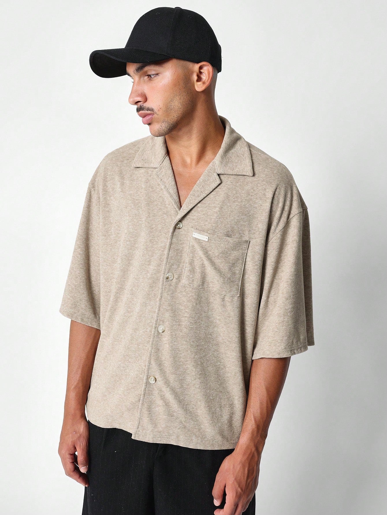 Boxy Fit Revere Jersey Shirt