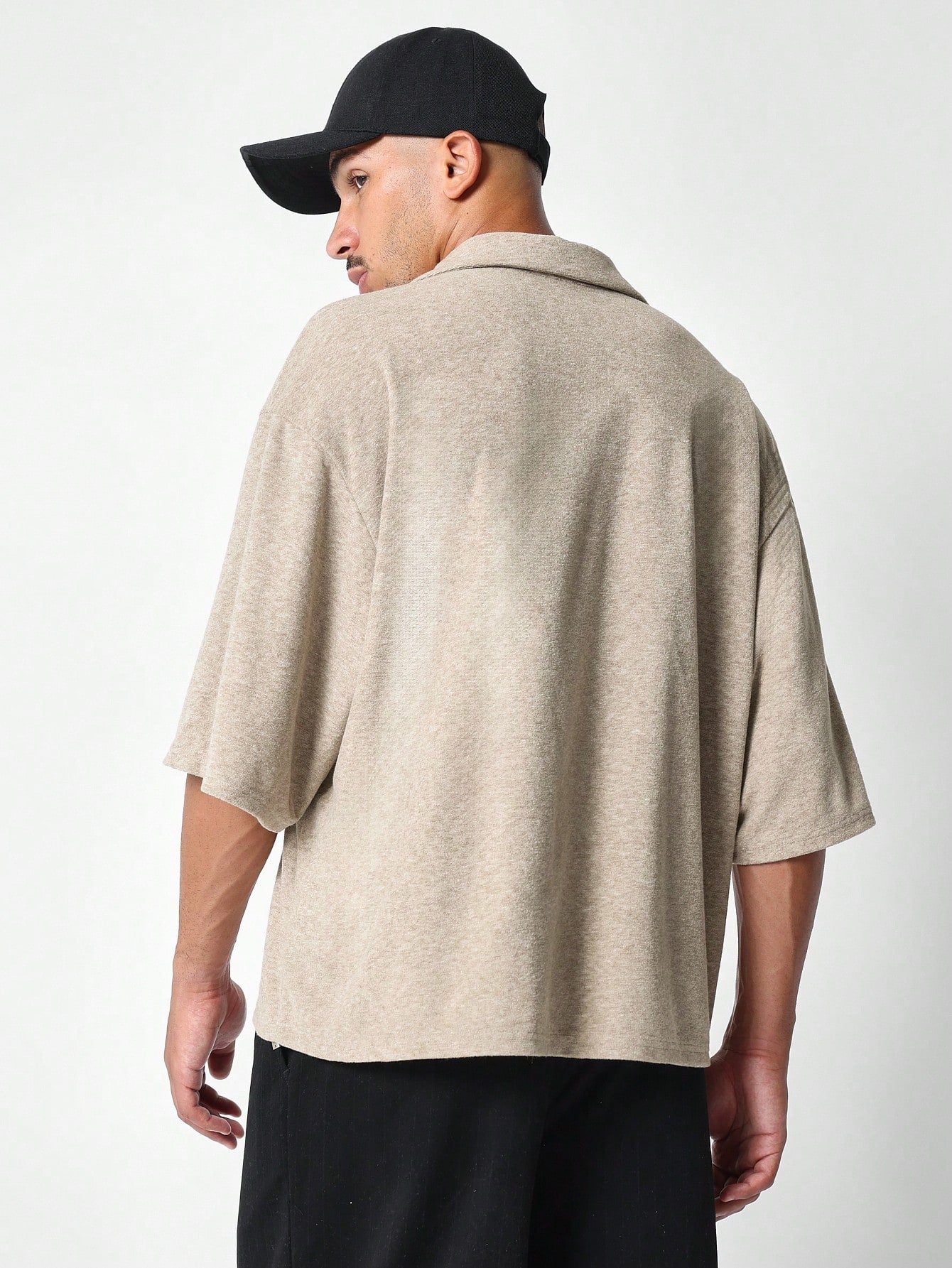 Boxy Fit Revere Jersey Shirt