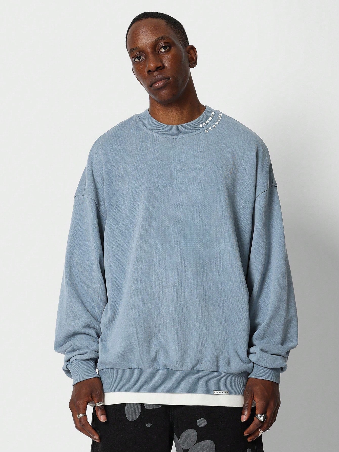 Washed Crew Neck Sweatshirt