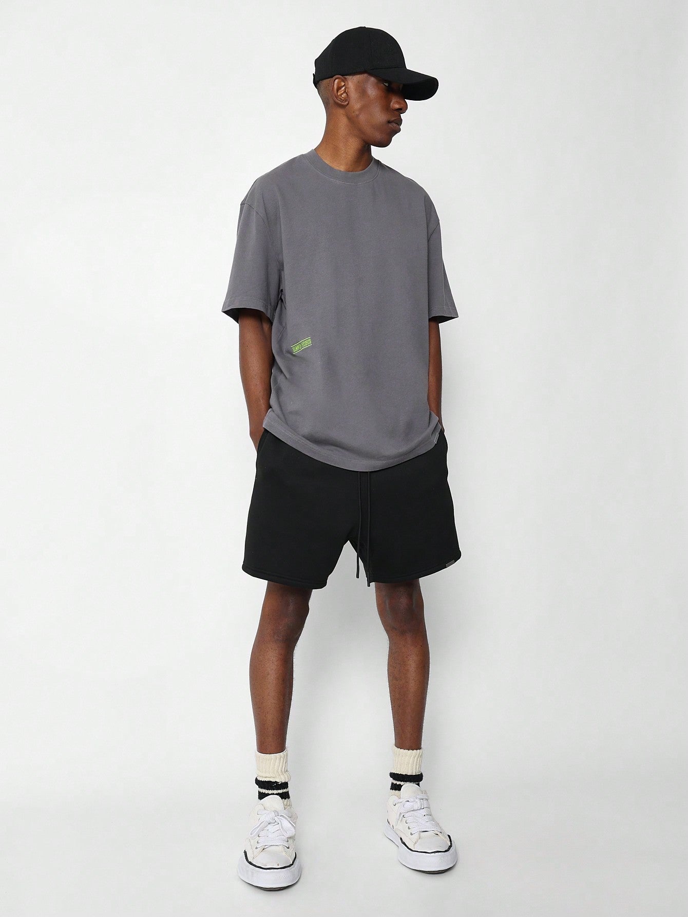 Regular Fit Short Sleeve Tee With Back Graphic Print