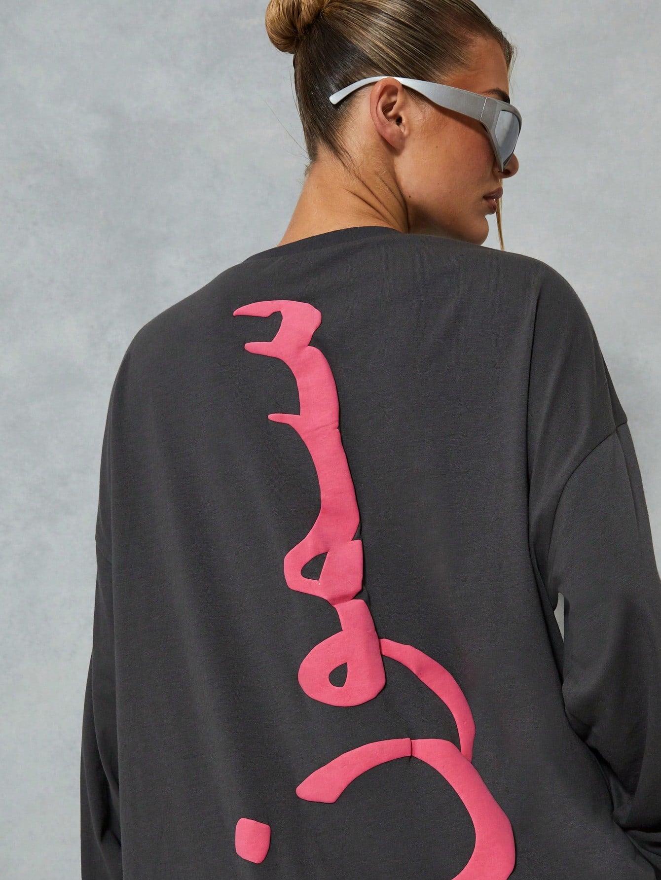 SUMWON X WOMEN Oversized Fit Sweatshirt With Front Logo Print