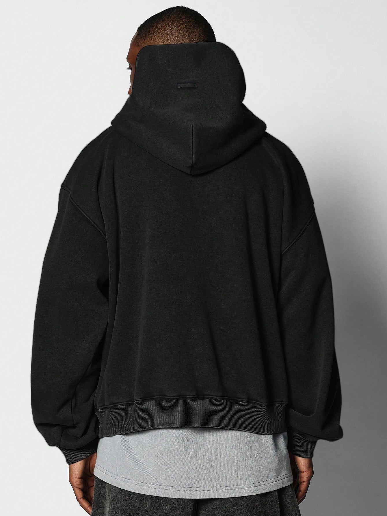 Overhead Washed Hoodie With Graphic Print