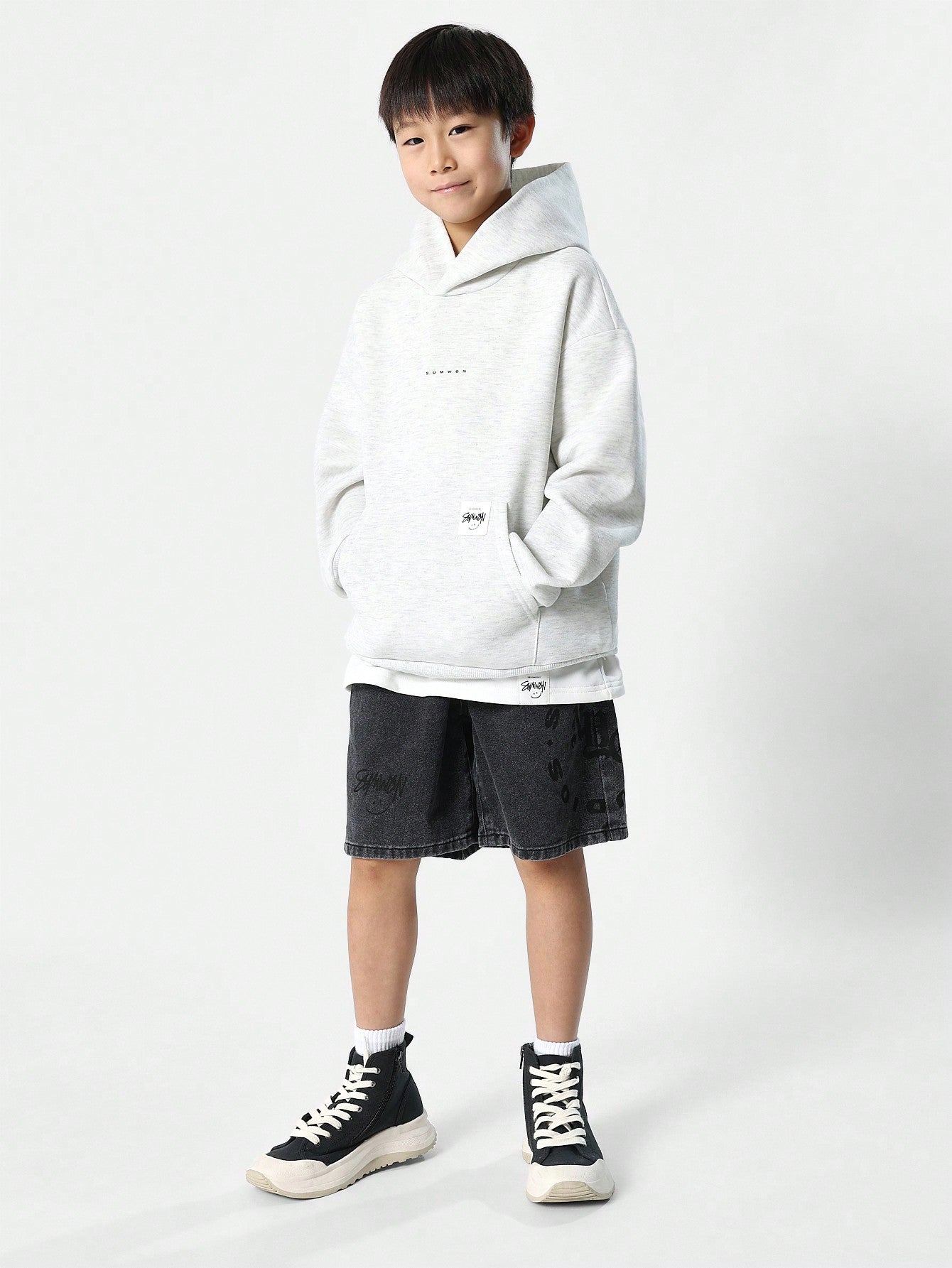 Tween Boys Overhead Essential Hoodie