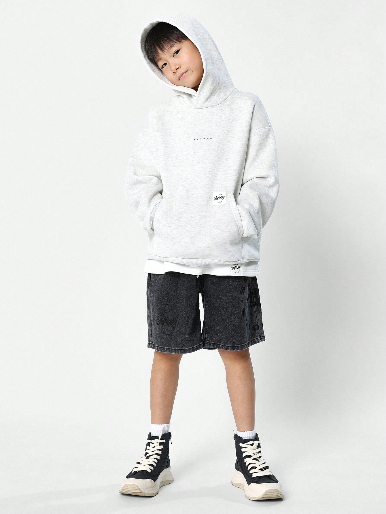 Tween Boys Overhead Essential Hoodie