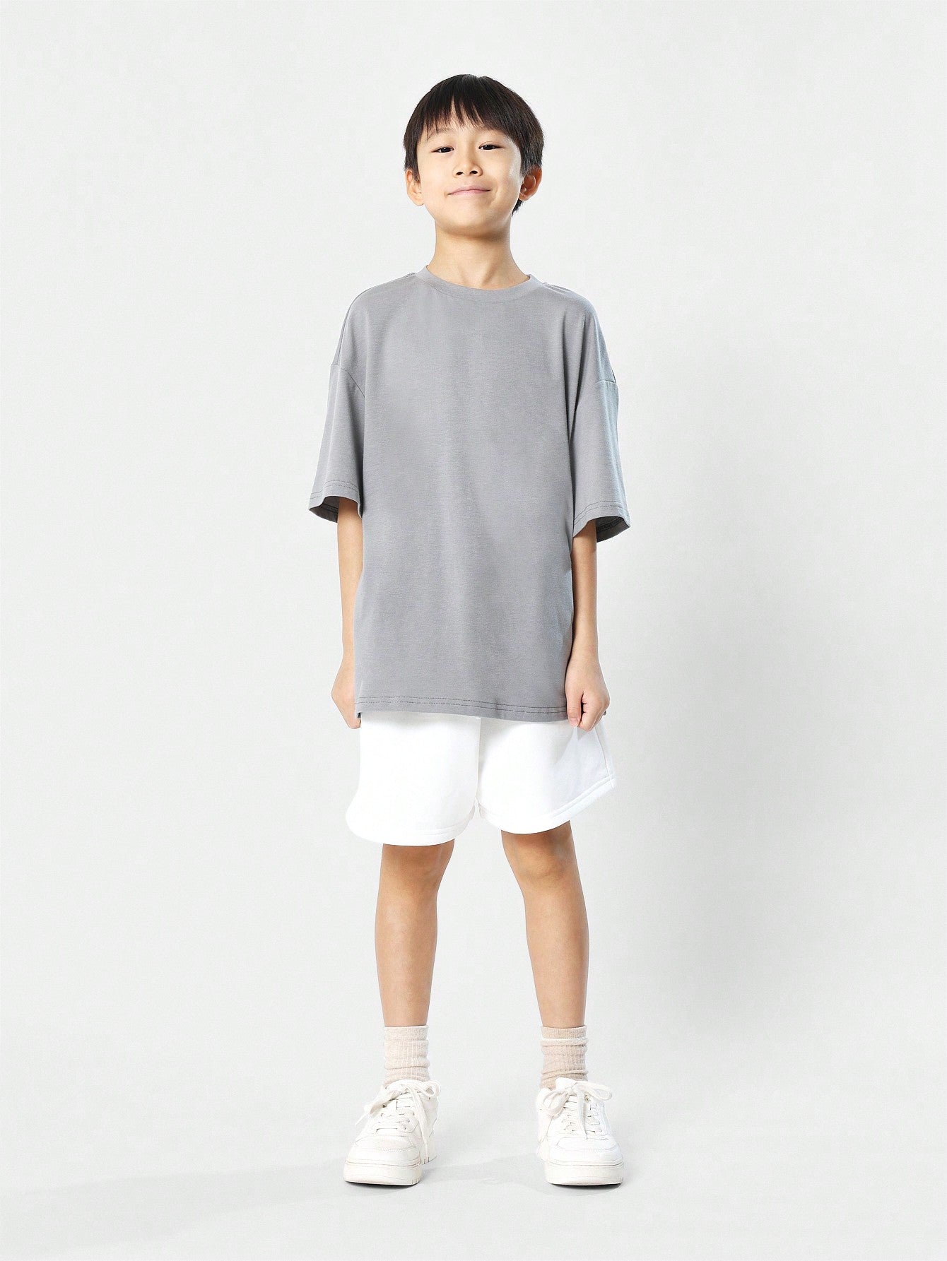 Tween Boys Drop Shoulder Oversized Fit Tee