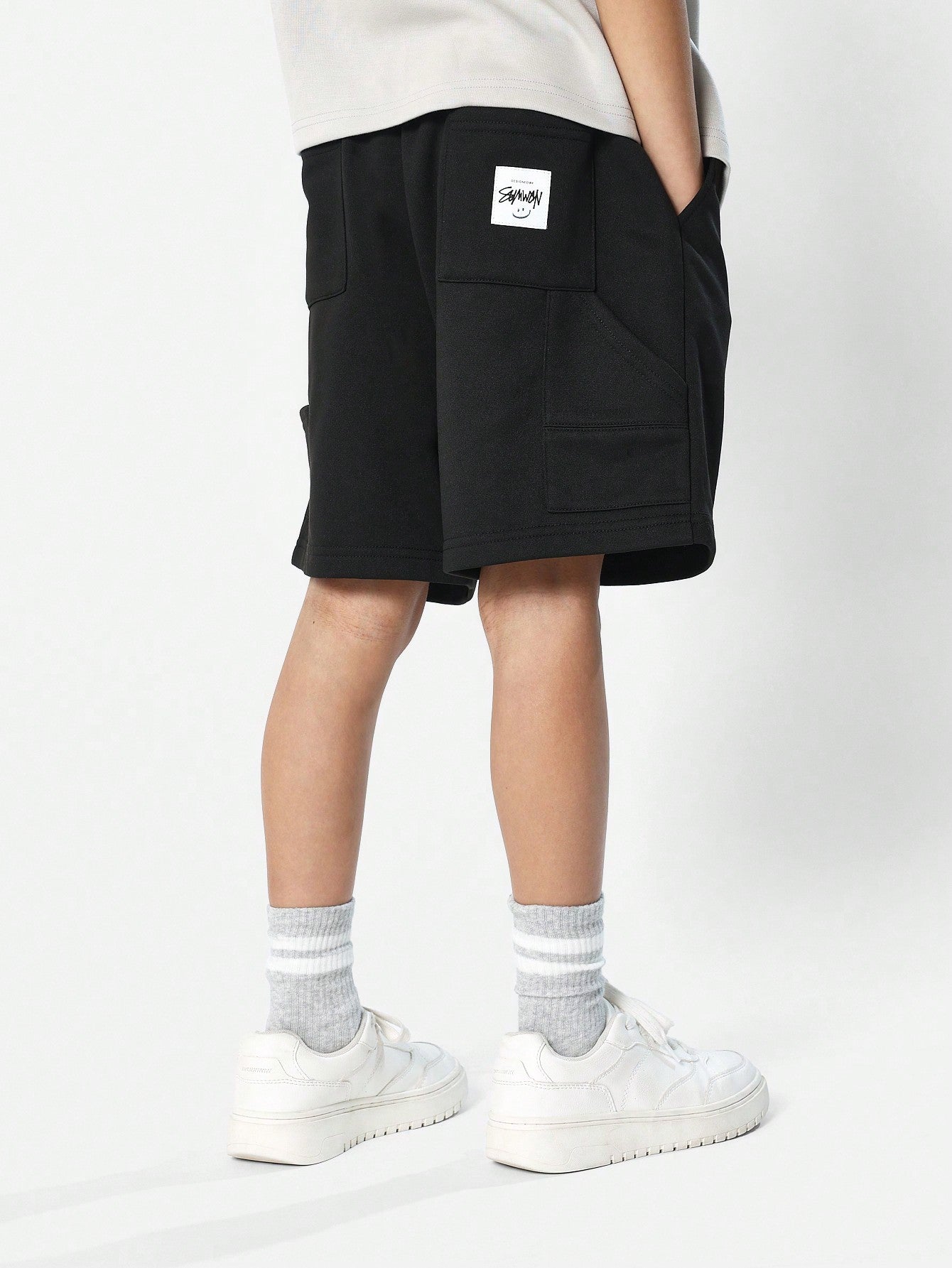 Tween Boys Drop Crotch Essential Short