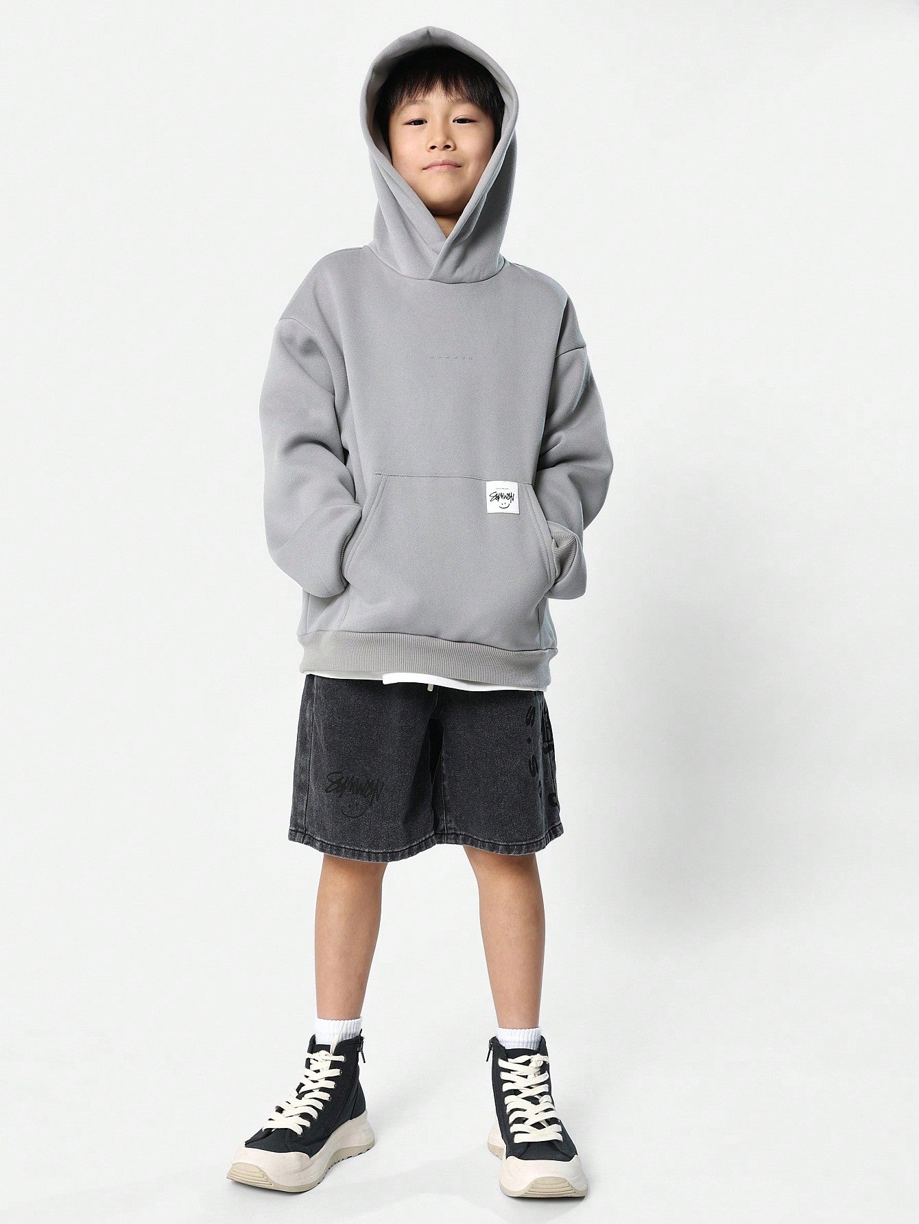 Tween Boys Overhead Essential Hoodie