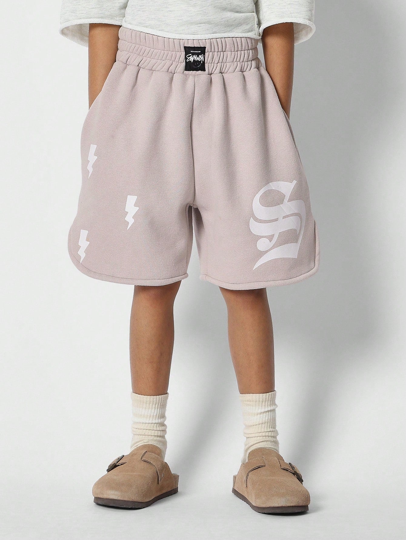 Tween Girls Boxer Fir Essential Short With Front And Back Print