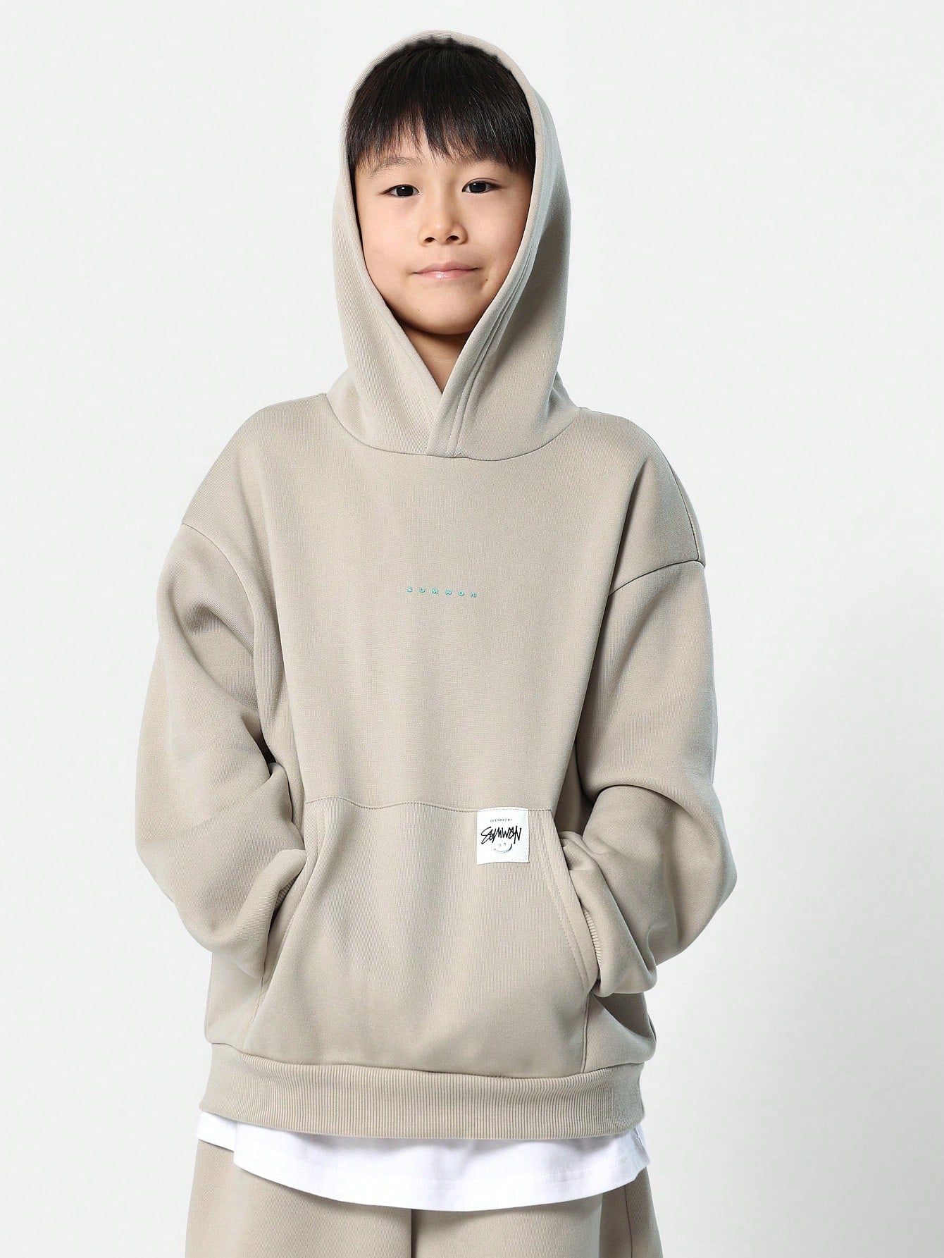 Tween Boys Overhead Hoodie And Short 2 Piece Set