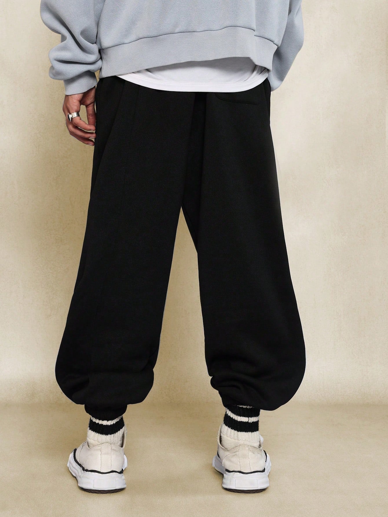 Straight Fit Colour Blocked Panel 90's Jogger