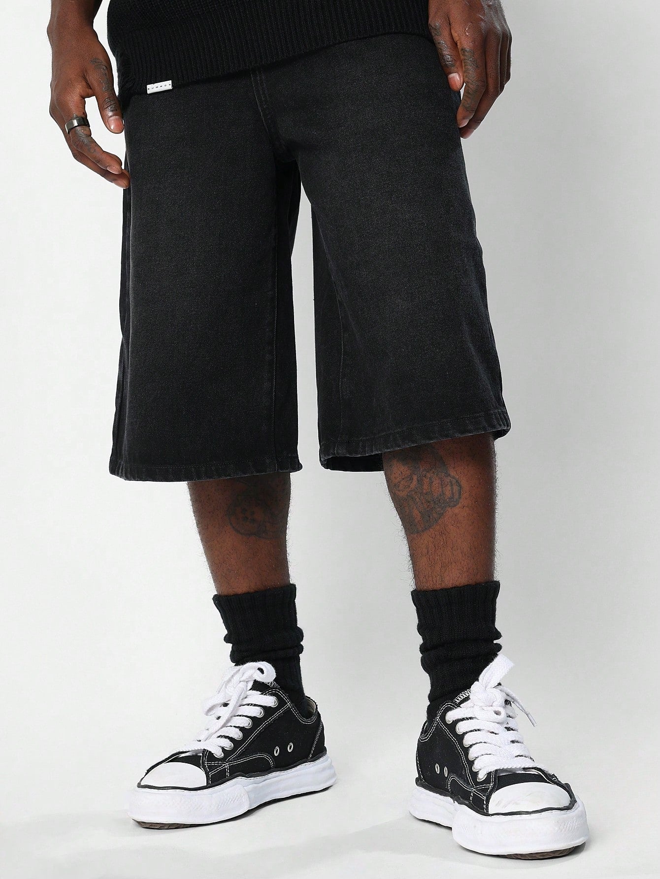 Regular Fit Denim Jort