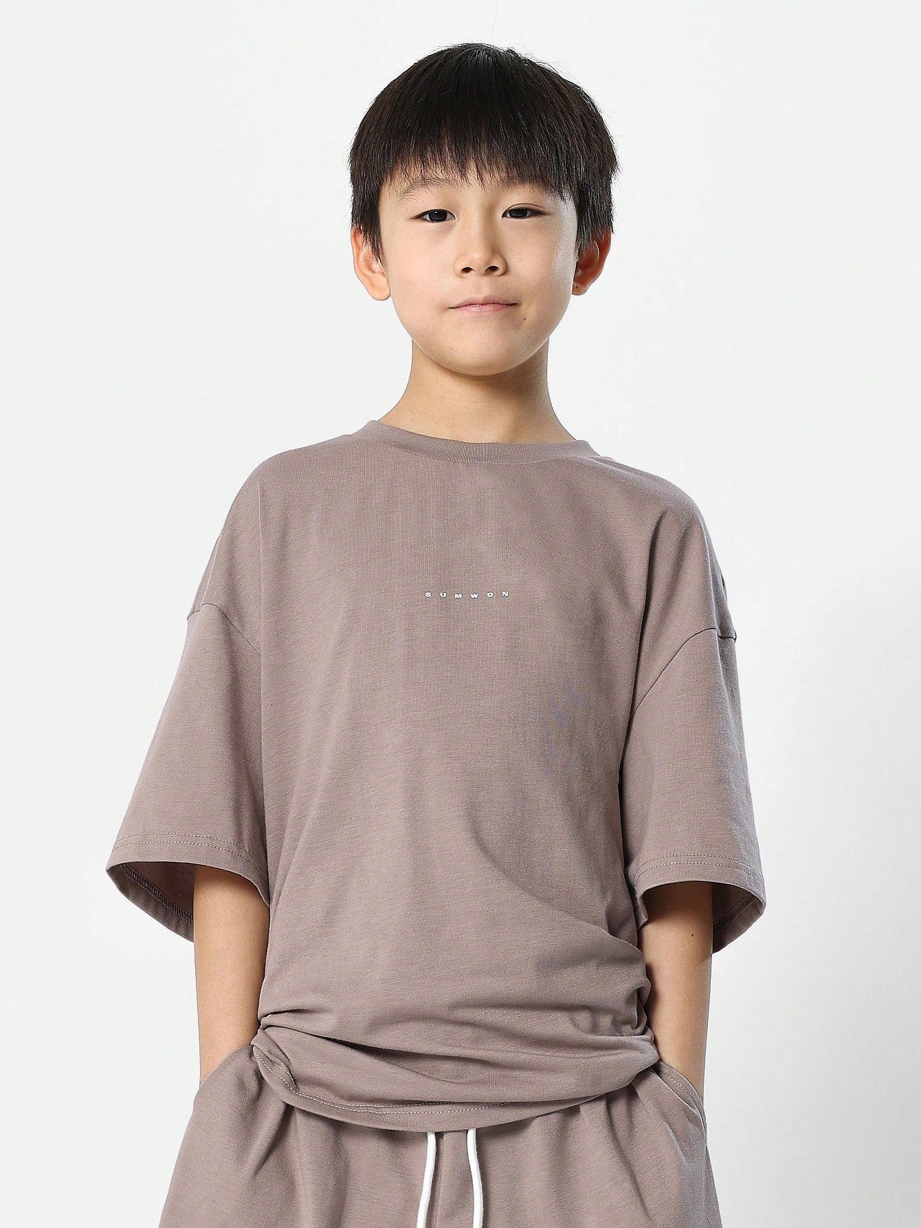 Tween Boys Oversized Fit Tee And Short 2 Piece Set