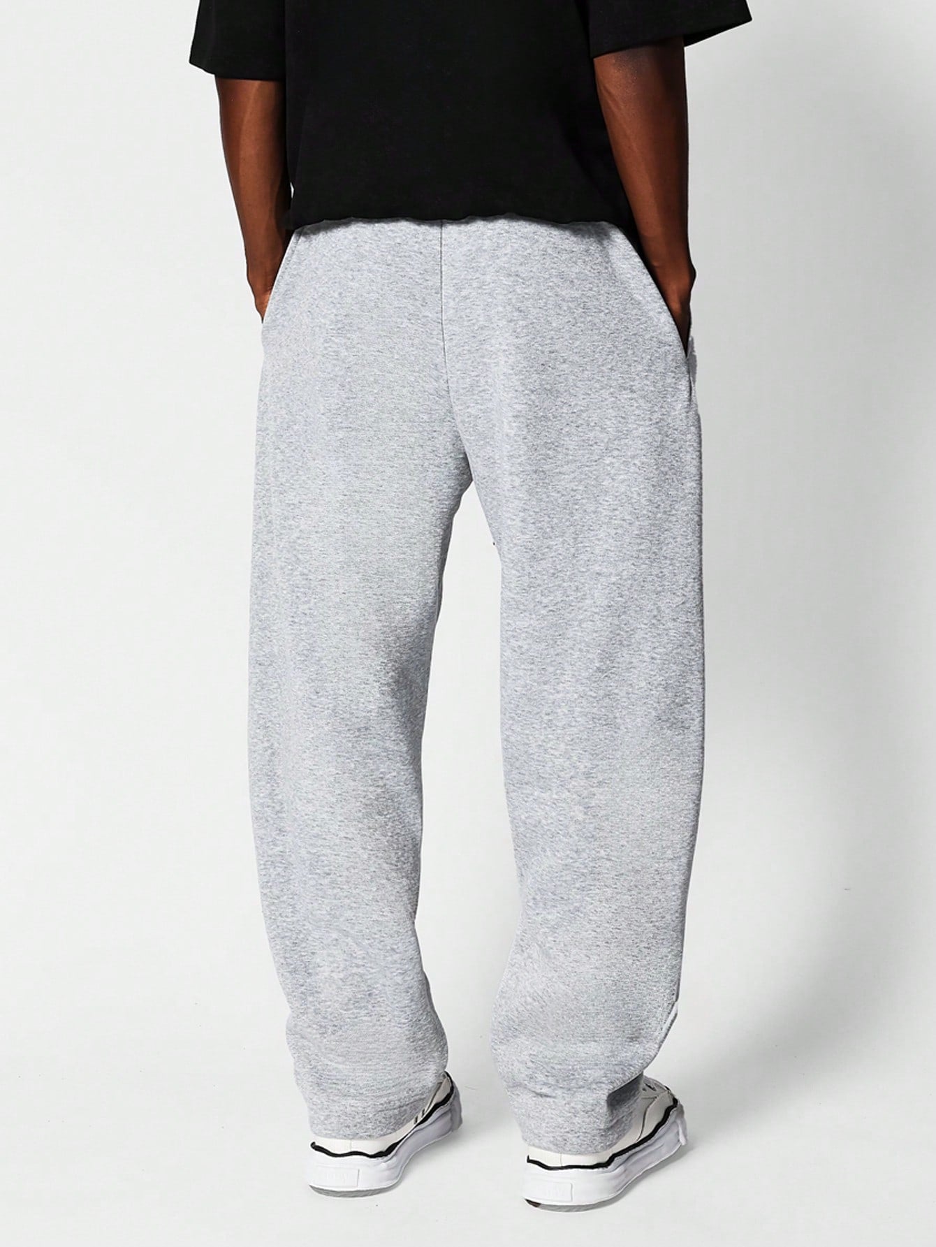 Drop Crotch Jogger With Letter Graphic Print