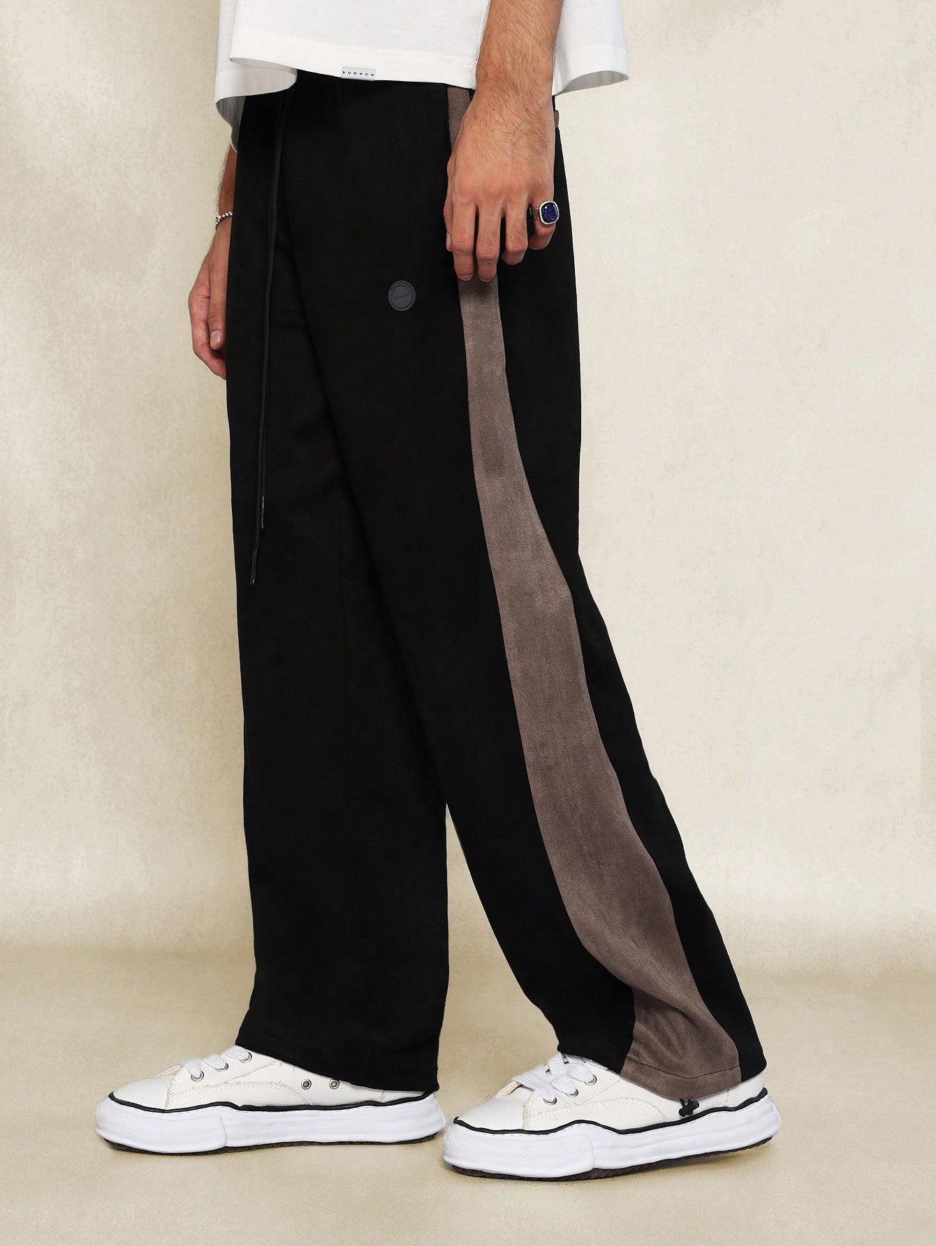 Wide Leg Colour Block Jogger