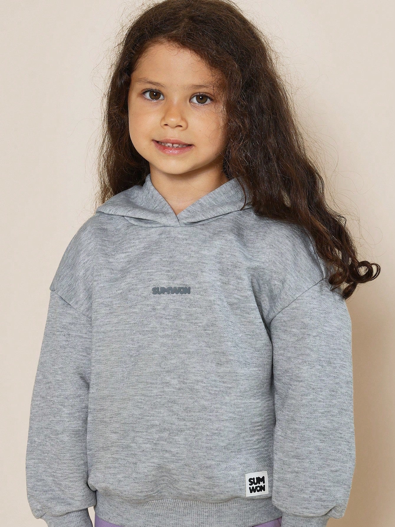 Young Girls Everyday Comfort Overhead Hoodie With Graphic Print