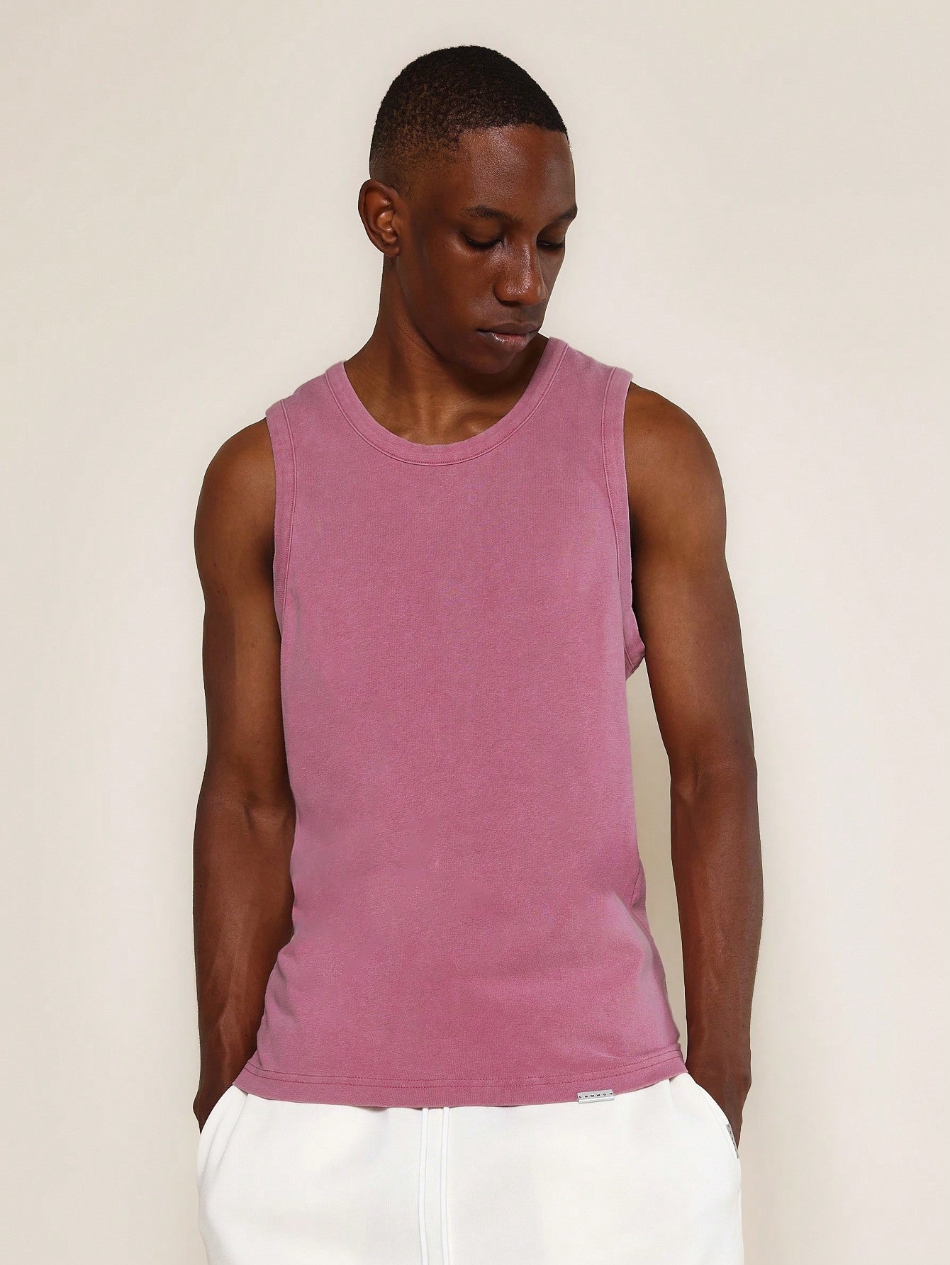 Regular Fit Washed Essential Tank Top