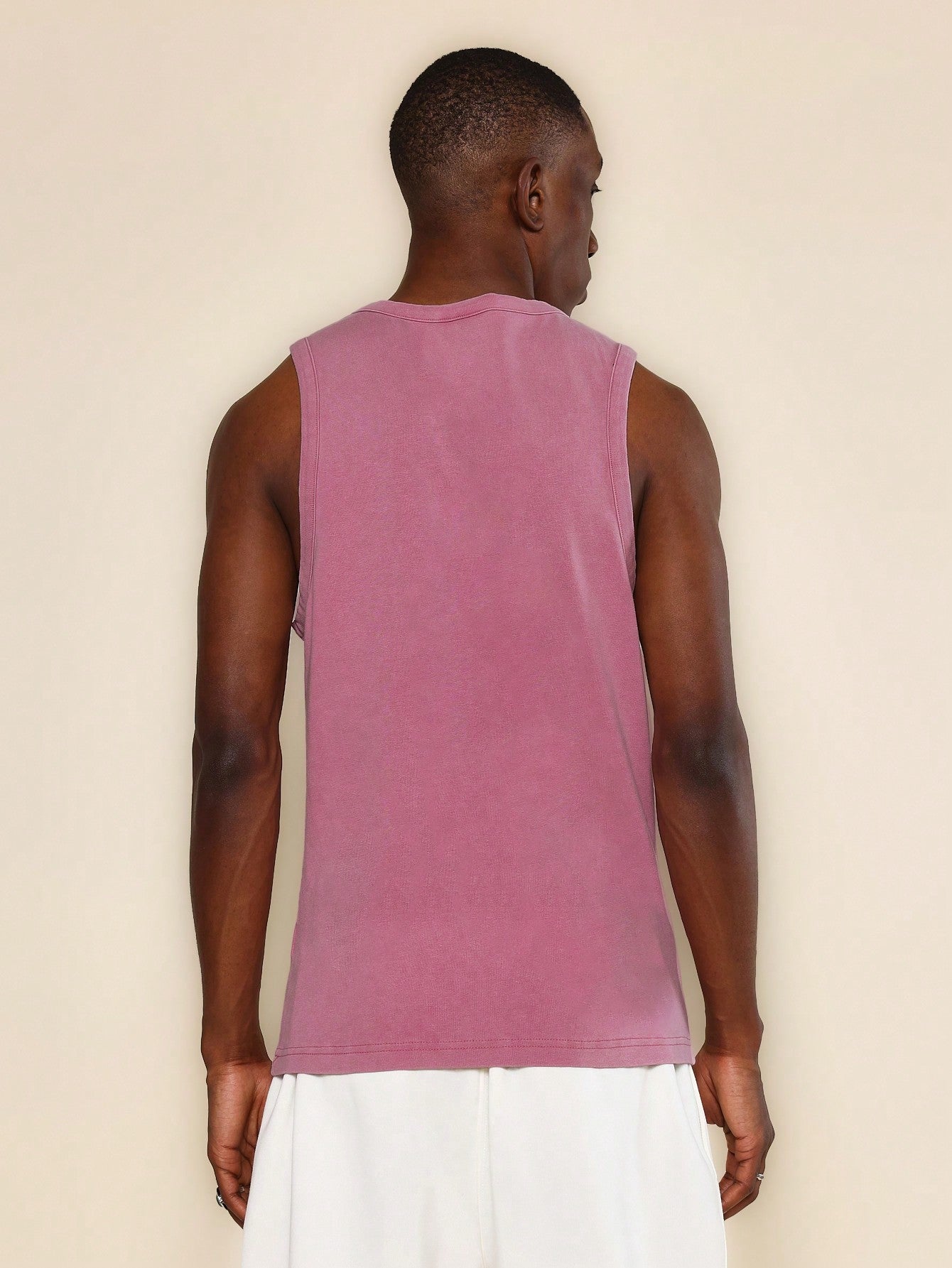 Regular Fit Washed Essential Tank Top