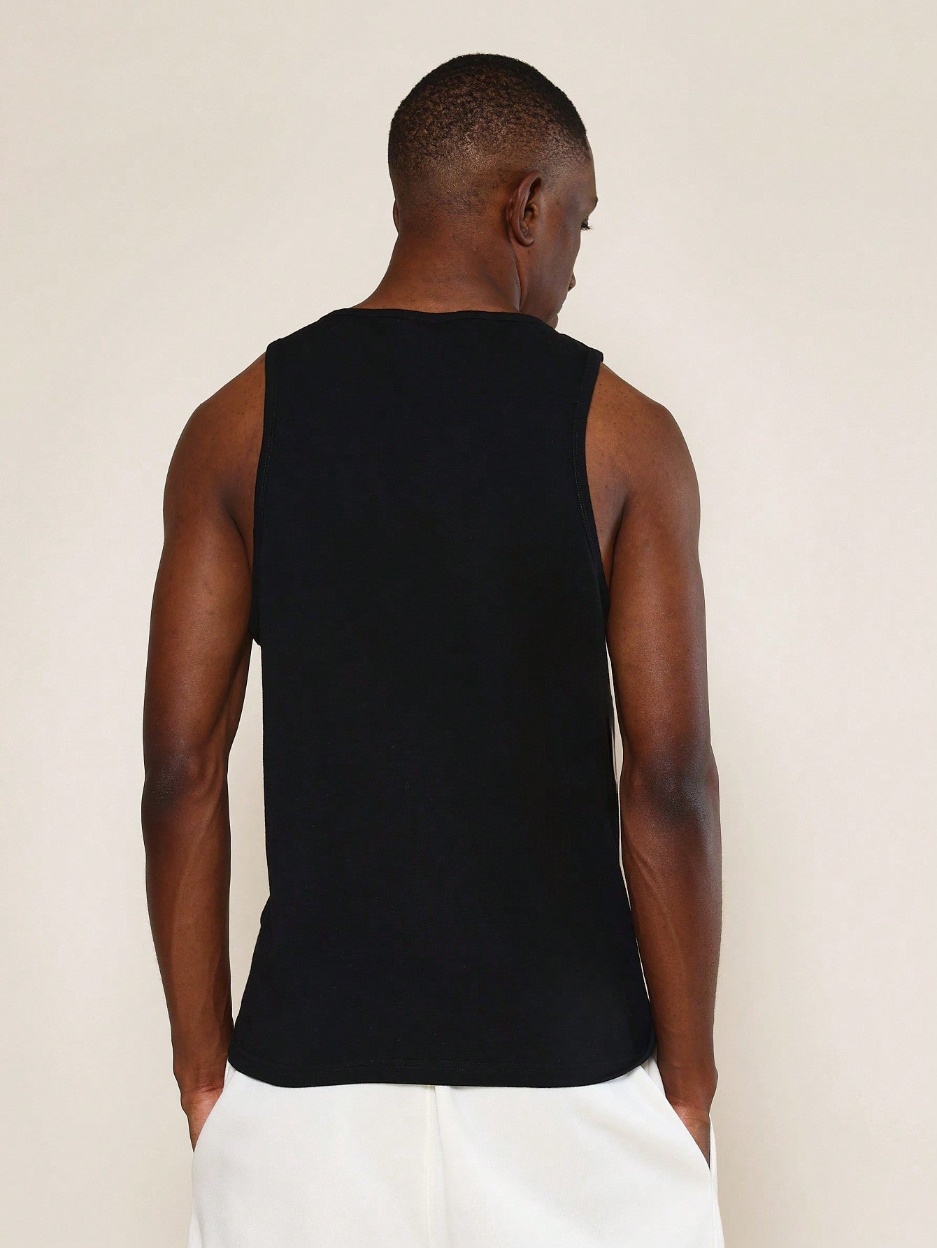 Asymmetric Neck Tank Top