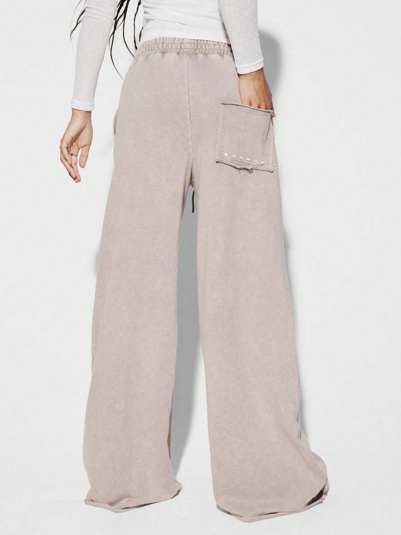 Distressed sweatpants womens online