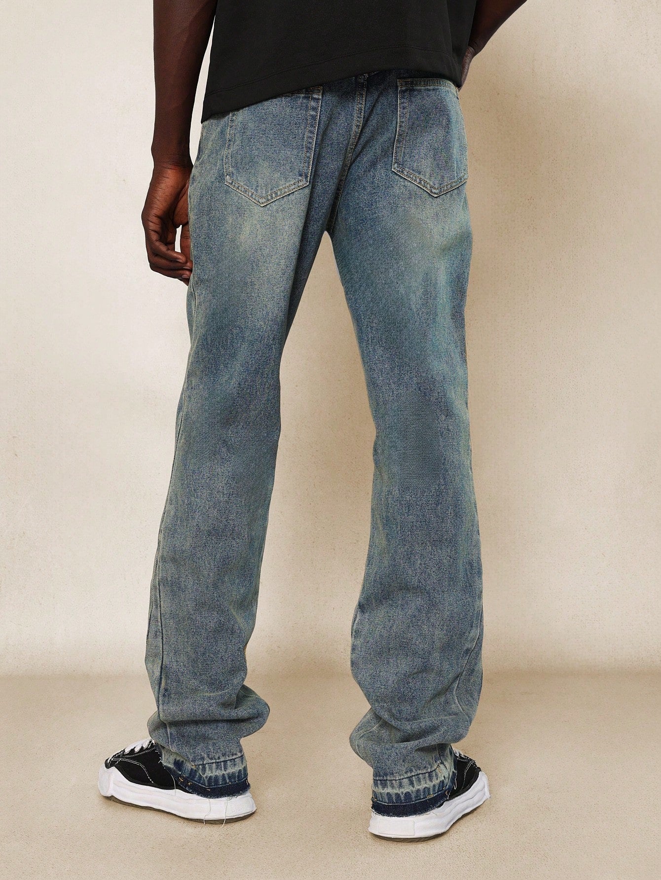 Flare Fit Washed Jean