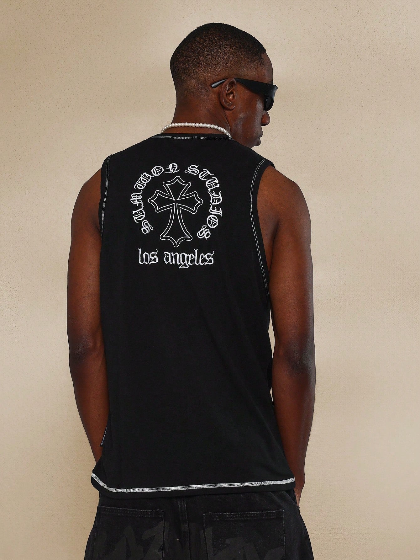 Regular Fit Tank Top With Contrast Stitching