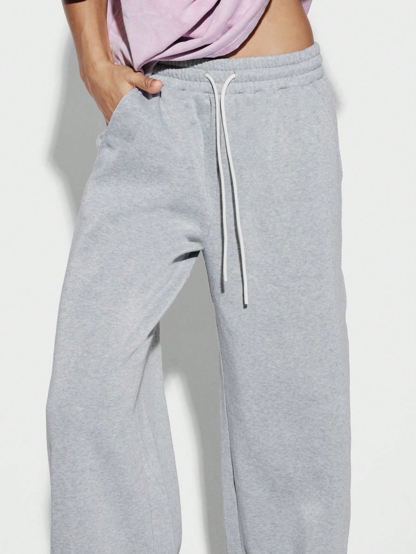 SUMWON WOMEN Wide Leg Carpenter Sweatpants