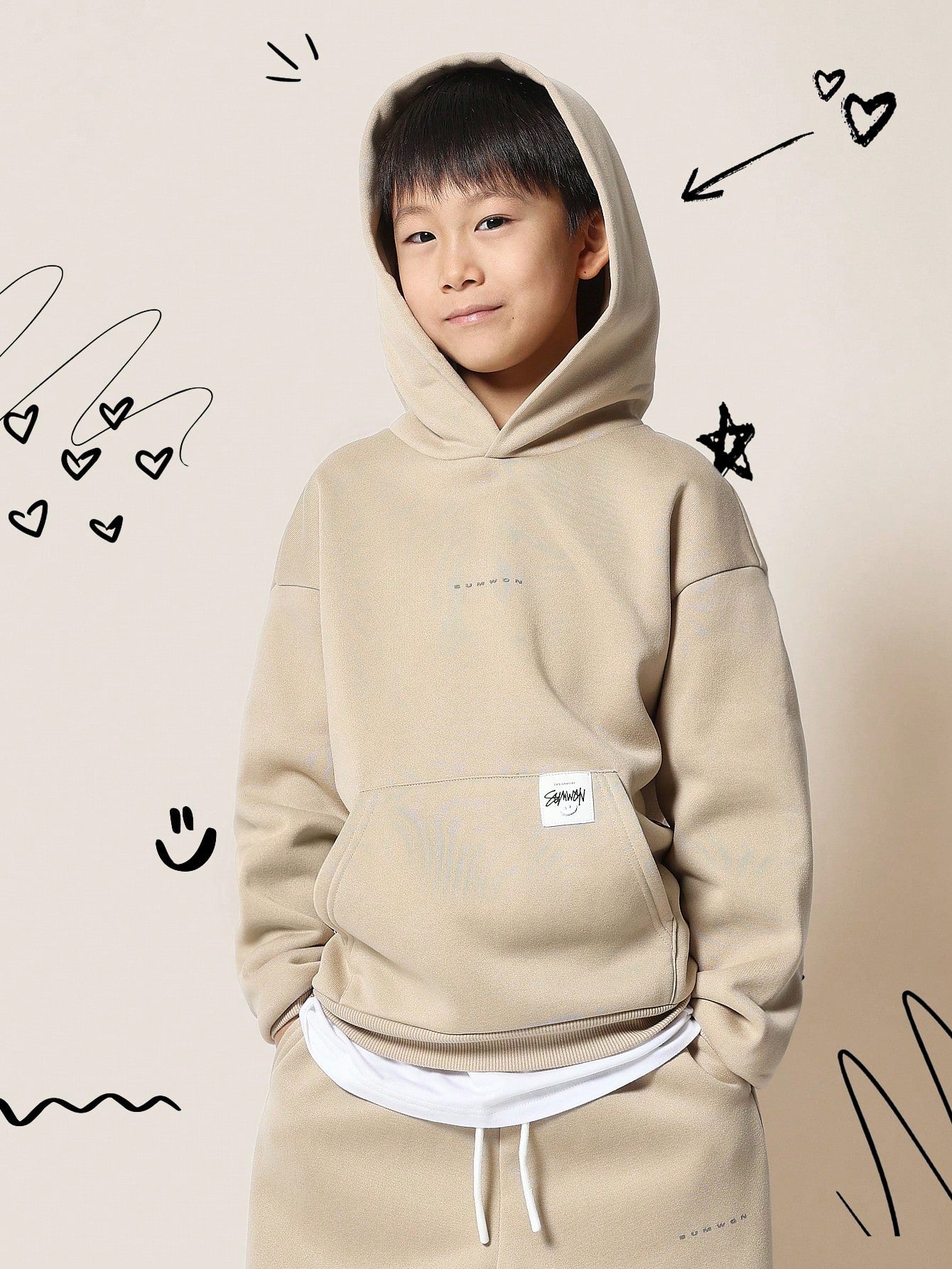 Tween Boys Overhead Hoodie And 90s Jogger 2 Piece Set