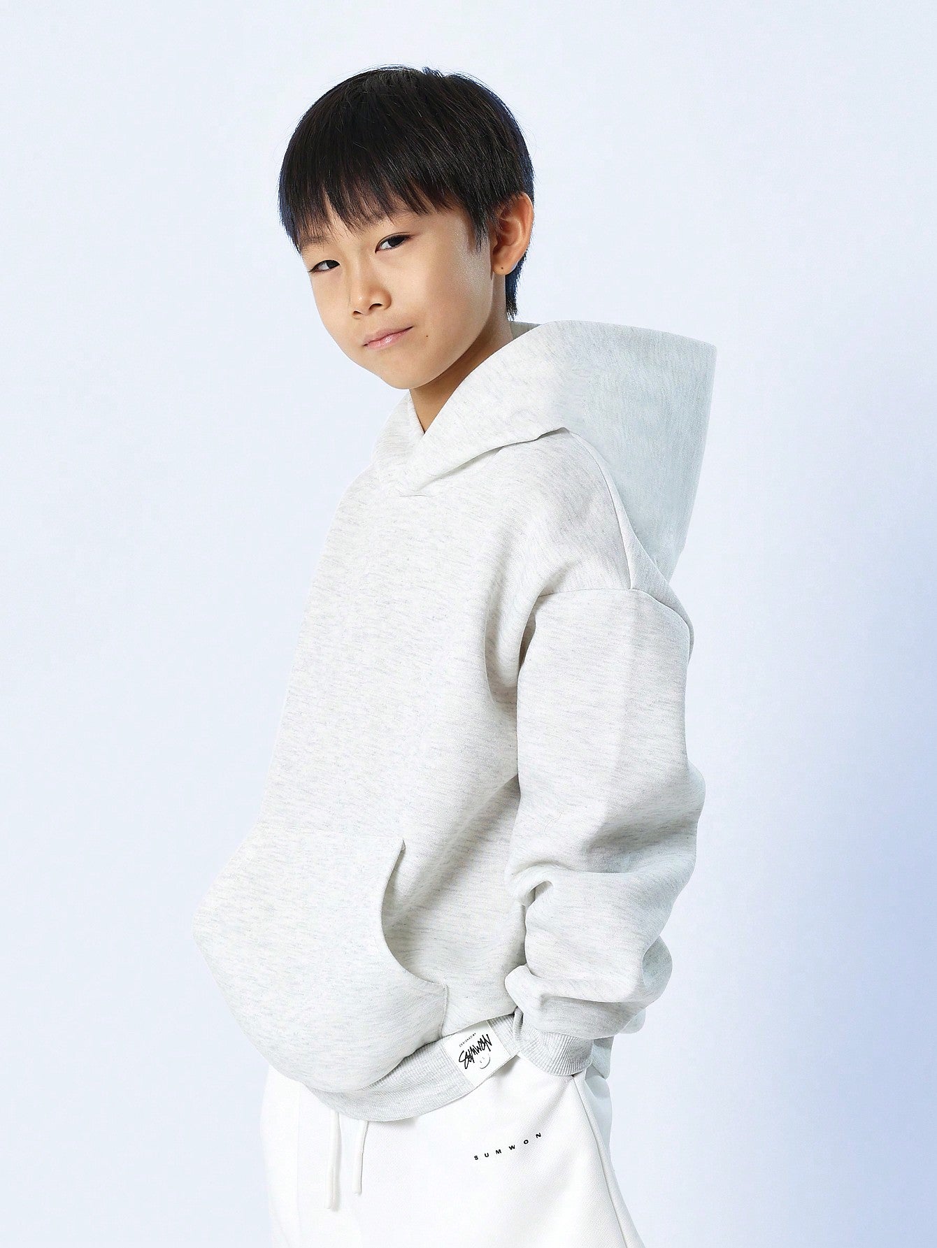 Tween Boys Comfy Regular Fit Overhead Essential Hoodie