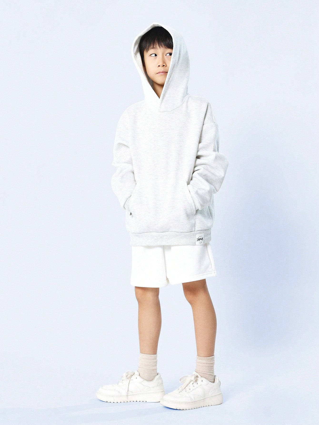 Tween Boys Comfy Regular Fit Overhead Essential Hoodie