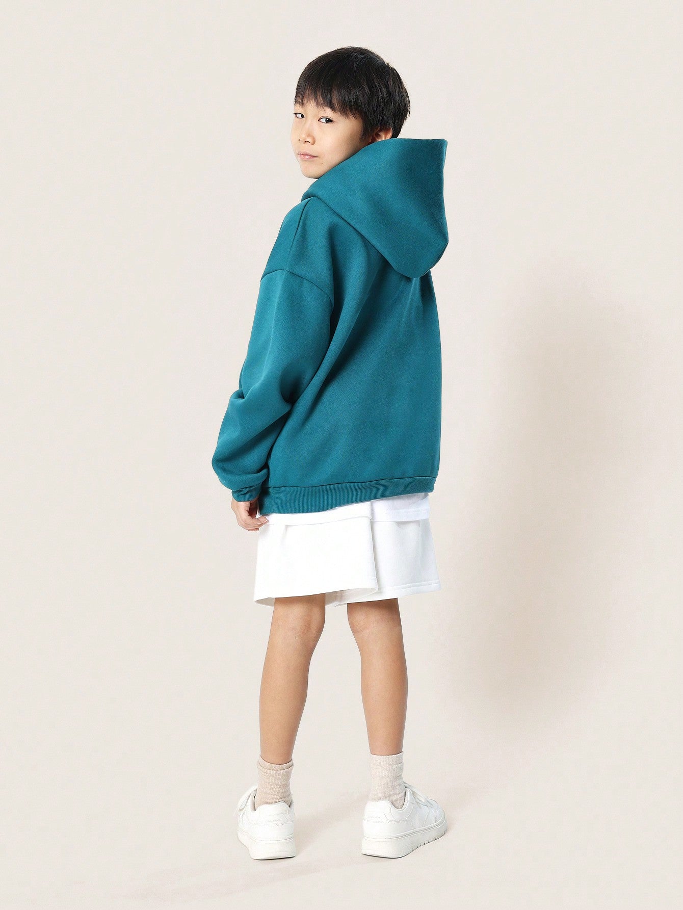 Tween Boys Comfy Regular Fit Overhead Essential Hoodie