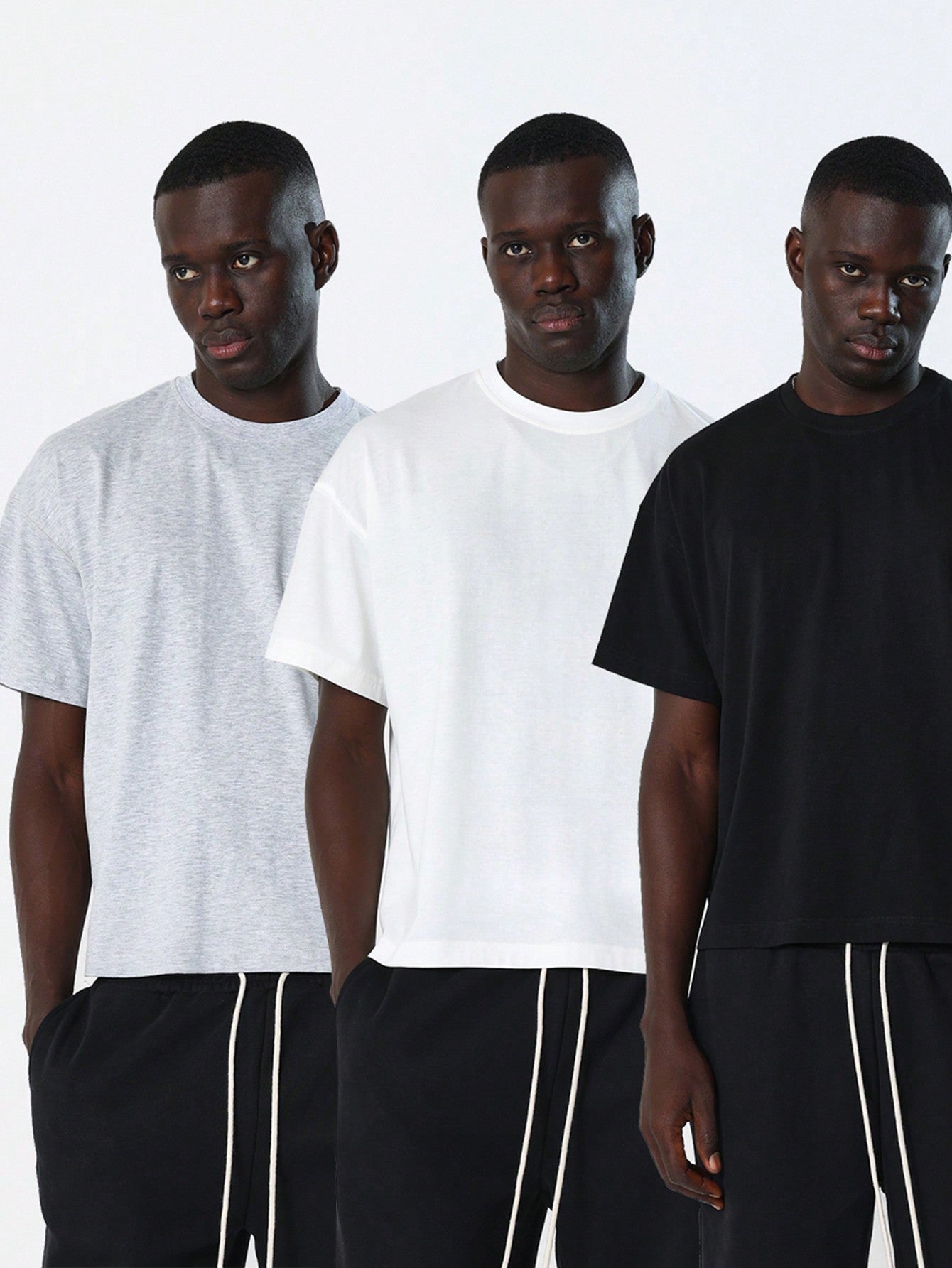 Boxy Fit Essential Tee 3 Pack