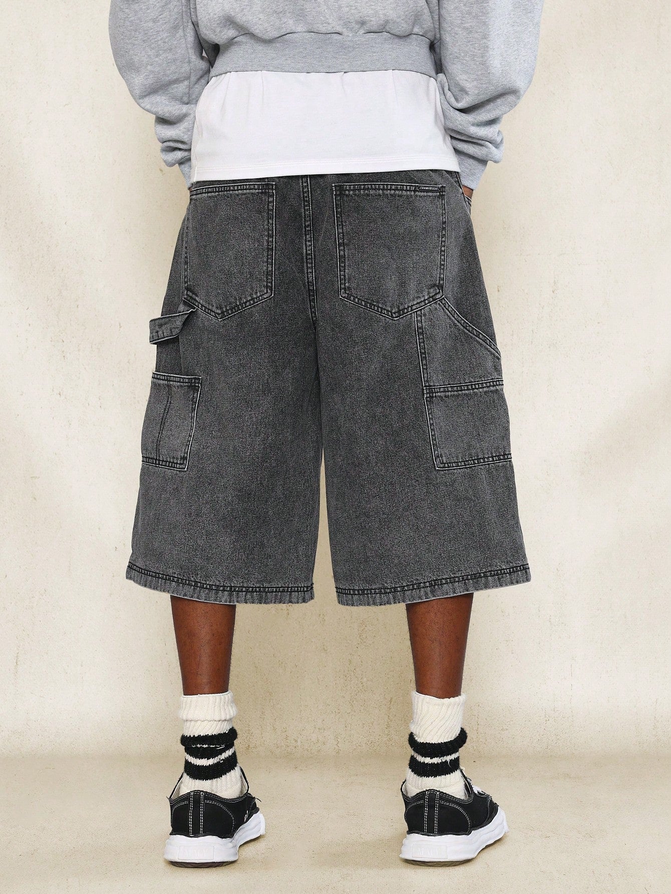 Washed Carpenter Denim Jort