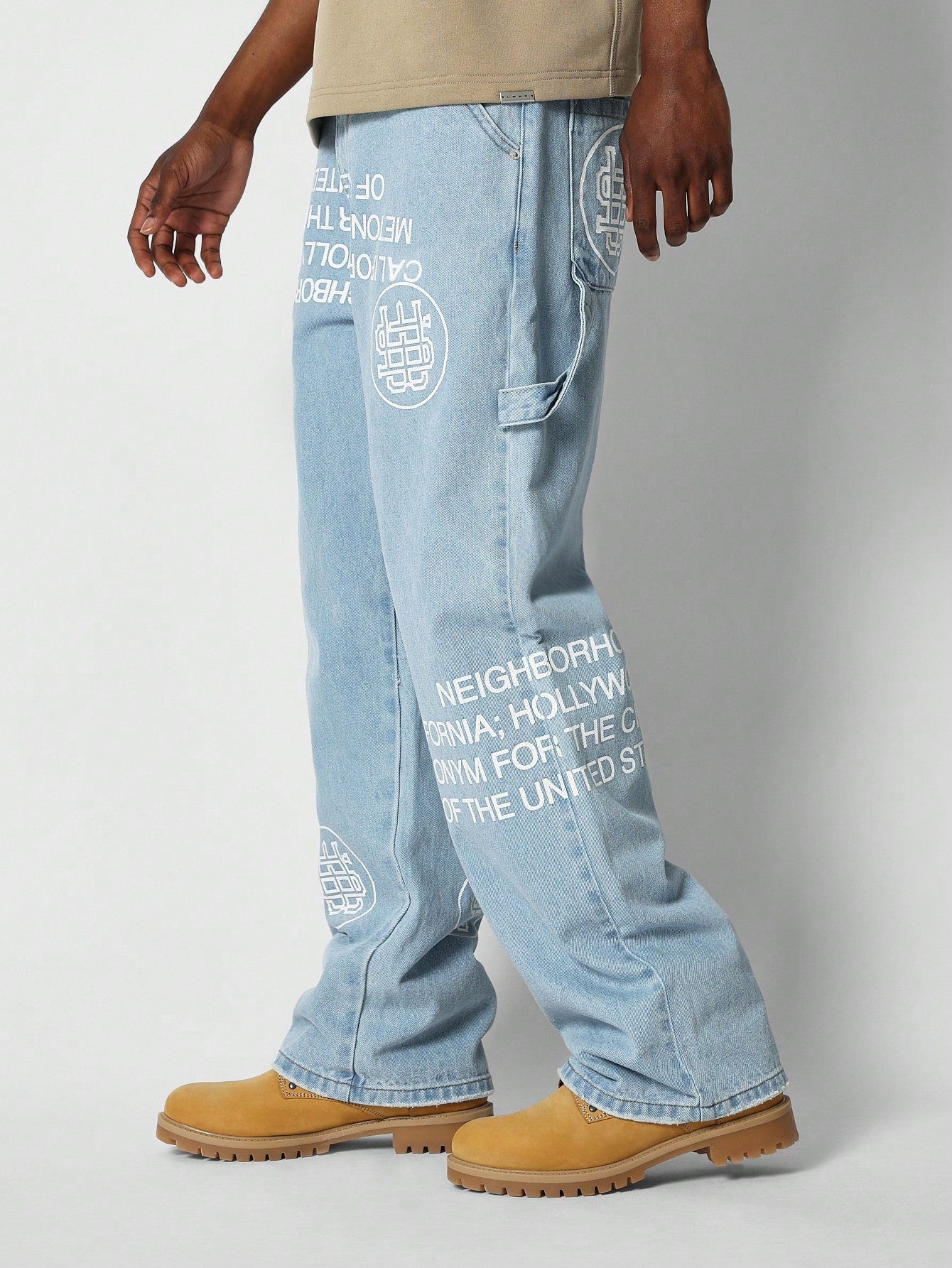 Flare Fit Jean With Graphic