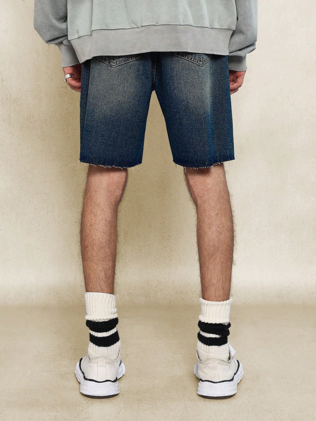 Raw Edge Denim Short