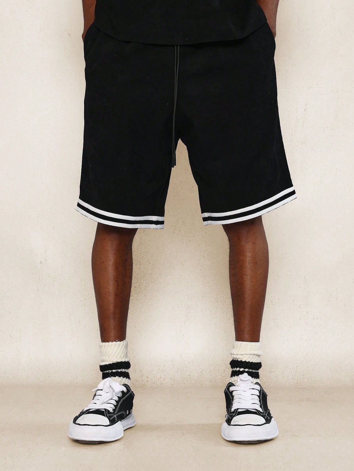 Hockey Tee And Jort With Stripe Detail 2 Piece Set