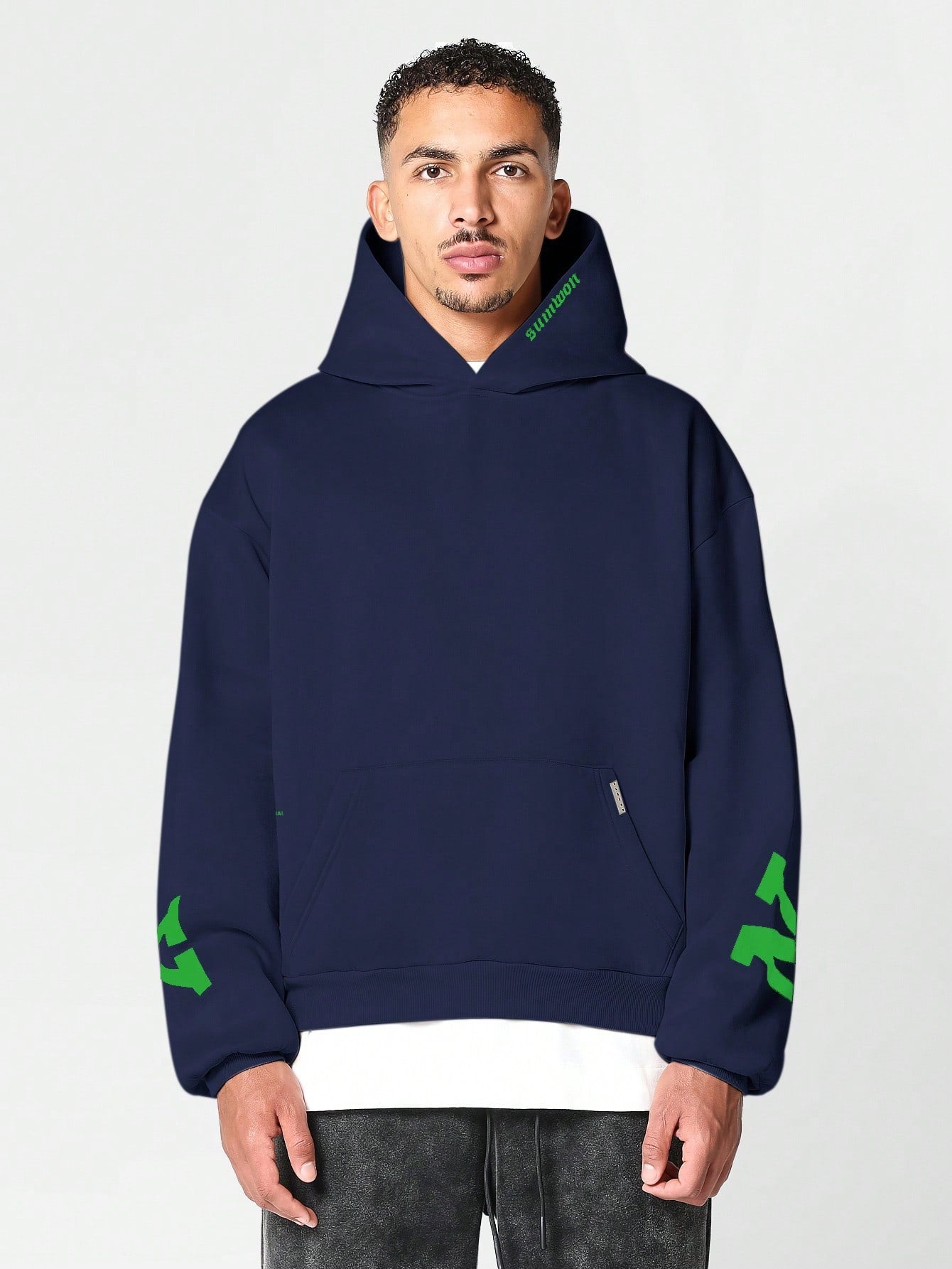 Overhead Hoodie With Back New York Graphic Print