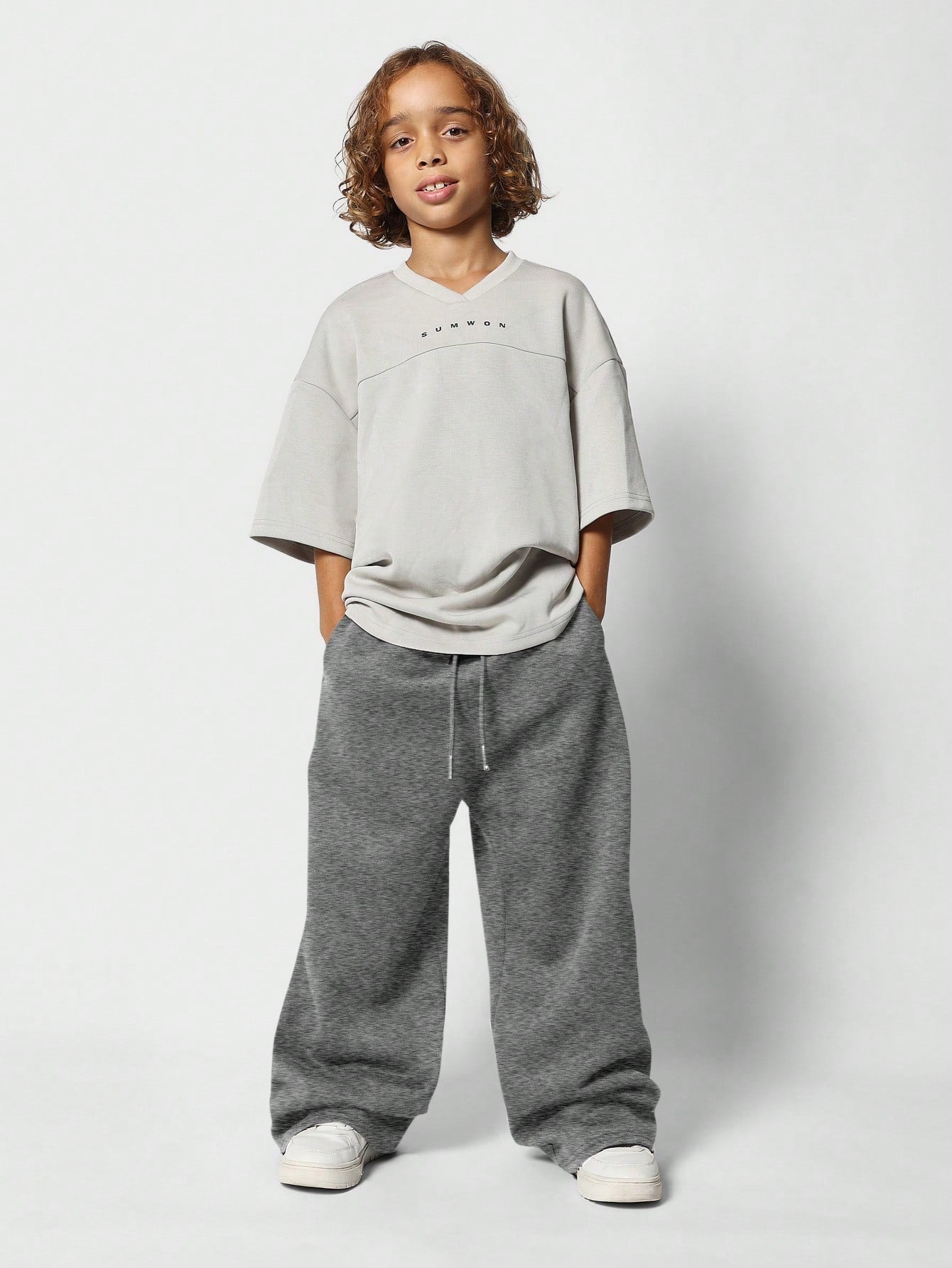 Tween Boys Drop Crotch Baggy Fit Sweatpants