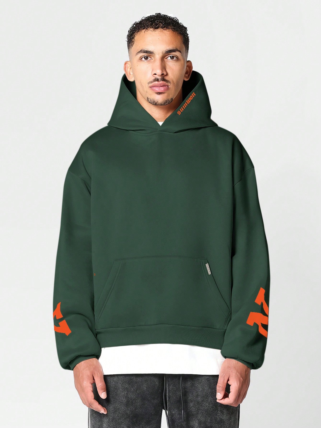 Overhead Hoodie With Back New York Print